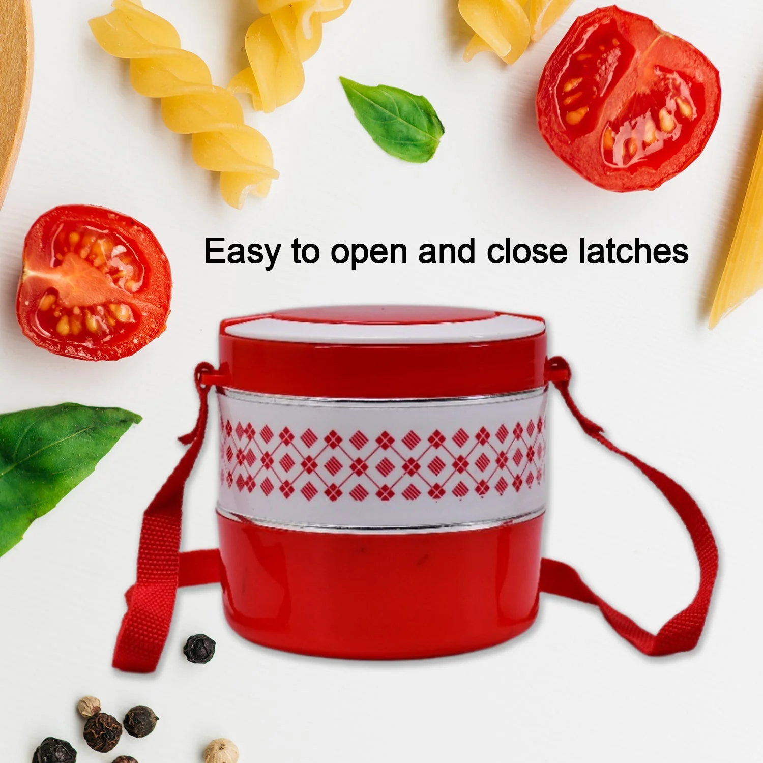 2 Layer Insulated Lunch Box Tiffin - Image 5