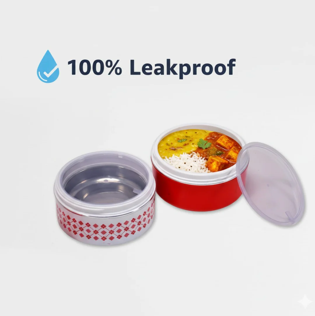 2 Layer Insulated Lunch Box Tiffin - Image 7