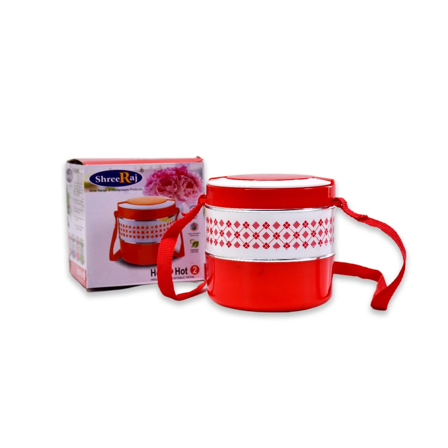 2 Layer Insulated Lunch Box Tiffin - Image 9