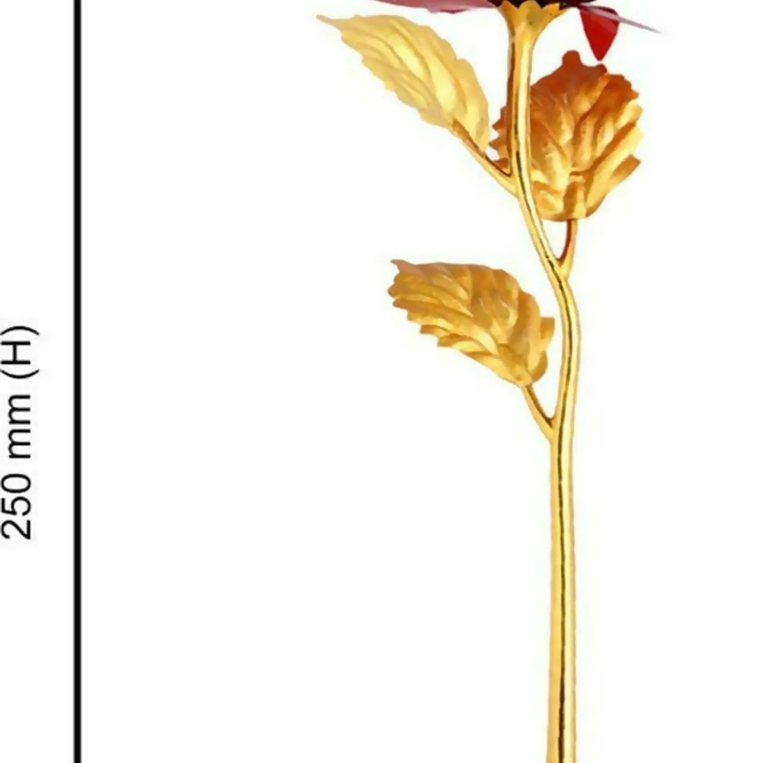 24K Gold Plated Artificial Rose for Gift - Image 5