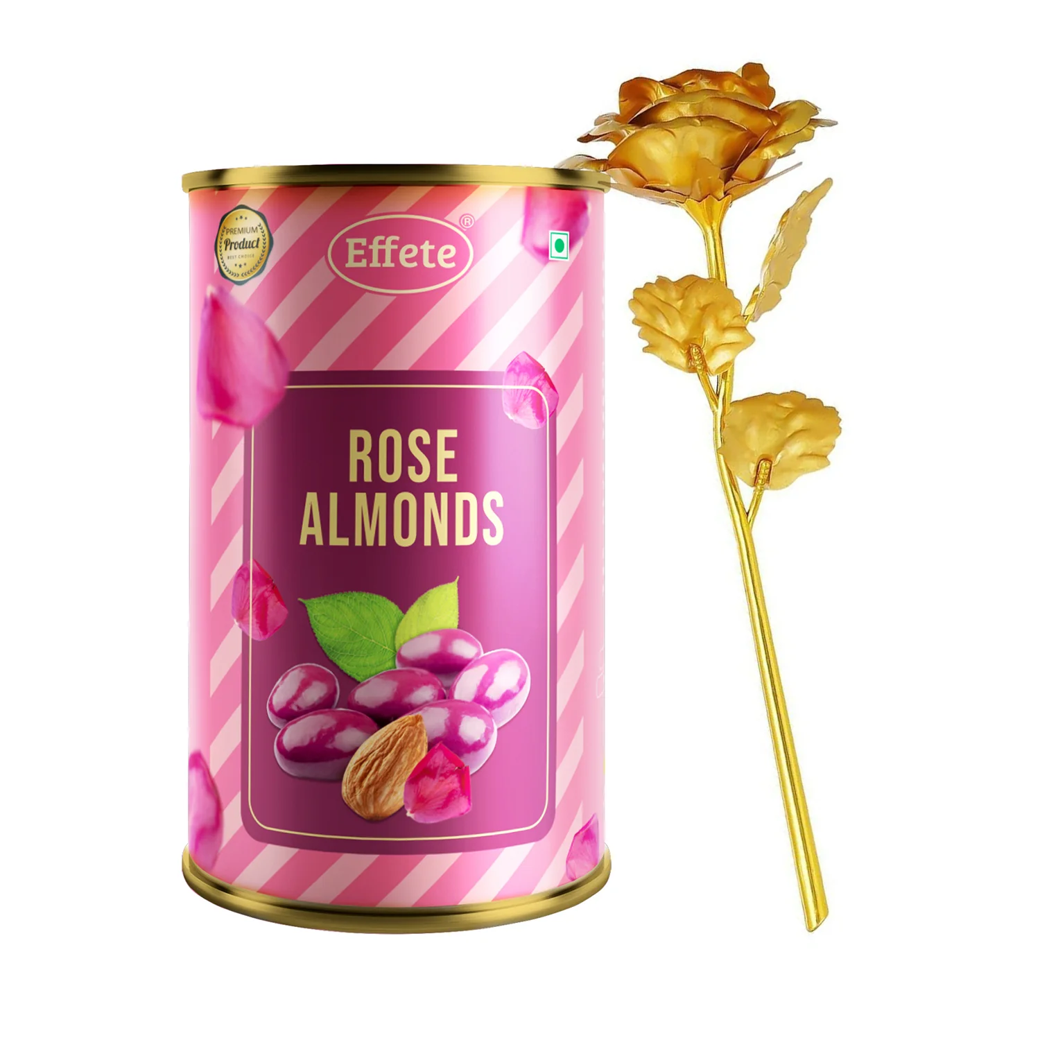 Golden Rose with Almonds chocolate Gift Set (1 Set) - Image 5