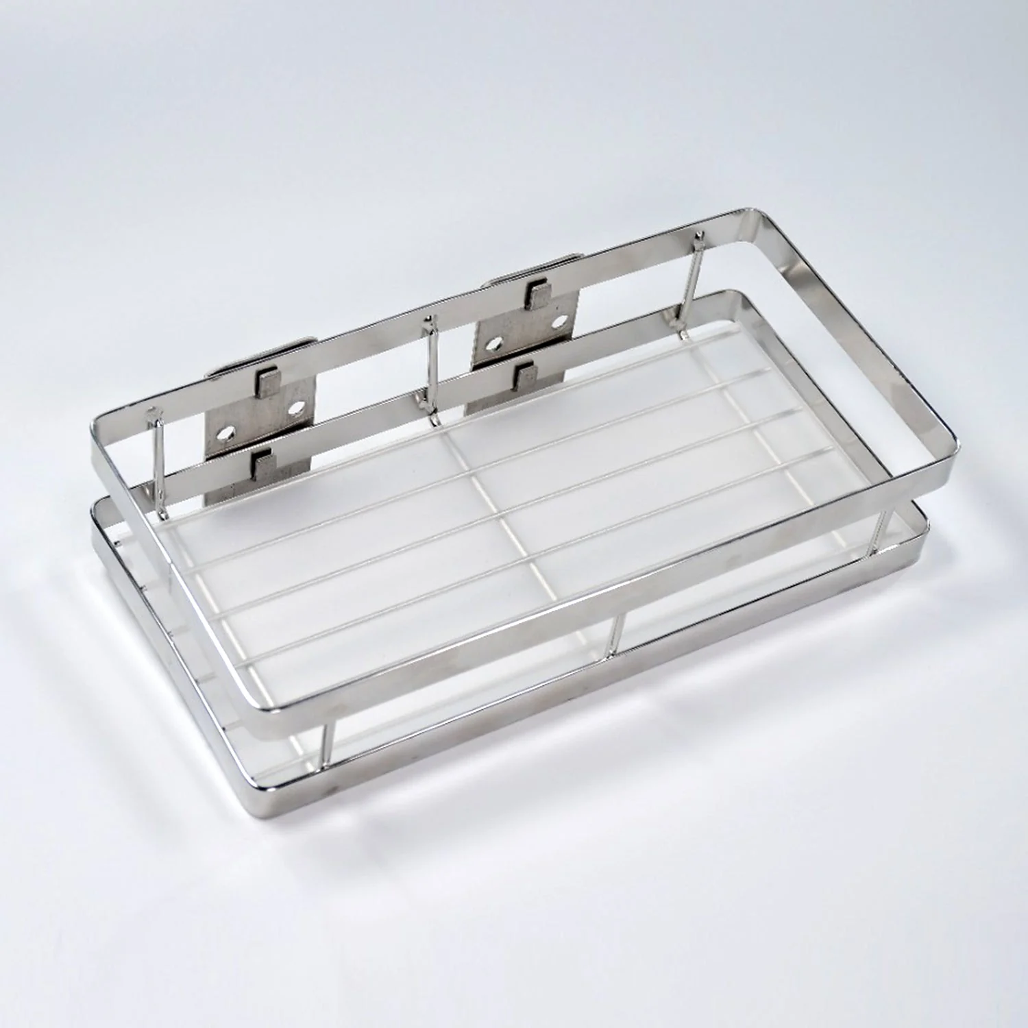 25 cm Metal Space Saving Rack – Multi-Purpose Kitchen Storage Organizer Shelf - Image 3