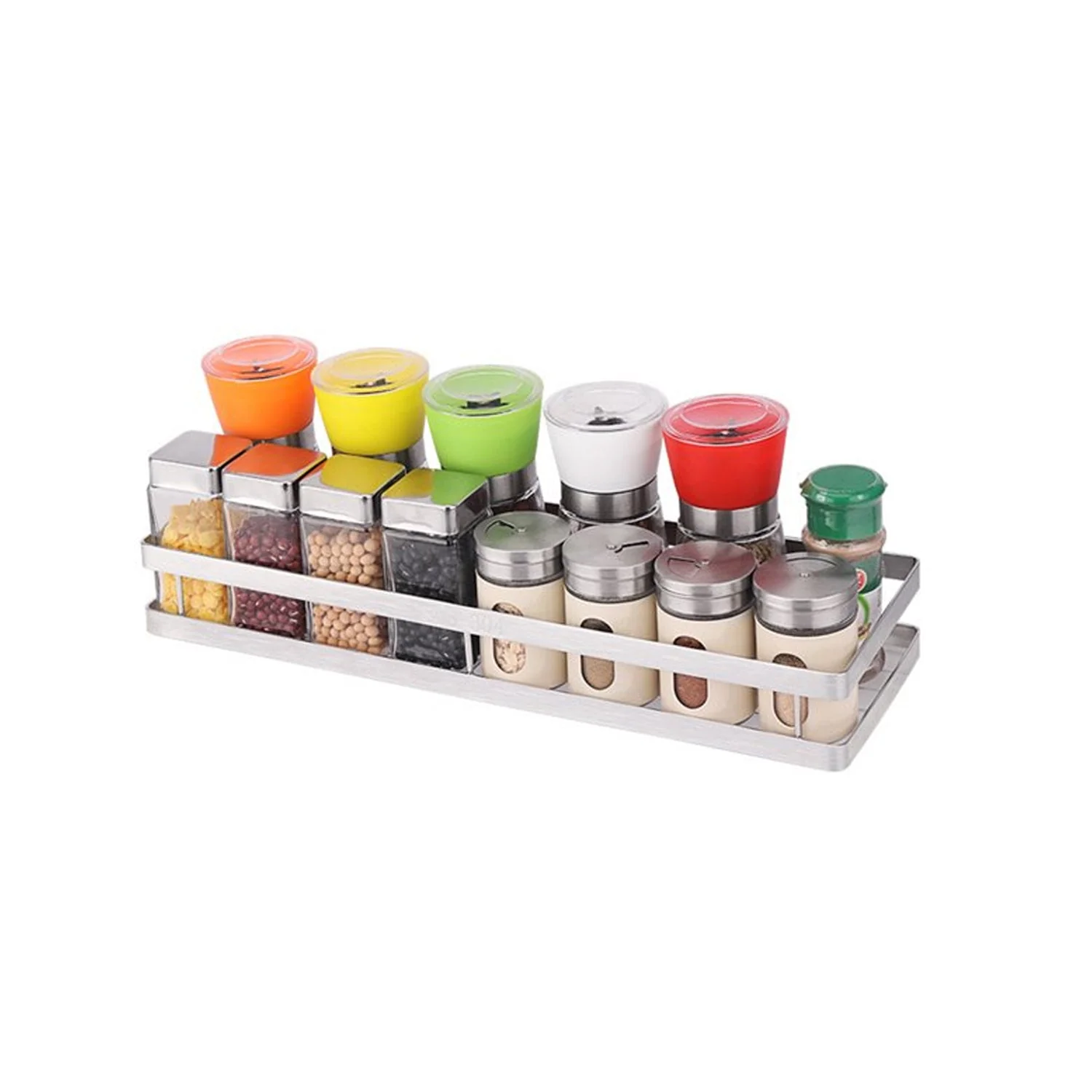 25 cm Metal Space Saving Rack – Multi-Purpose Kitchen Storage Organizer Shelf - Image 4