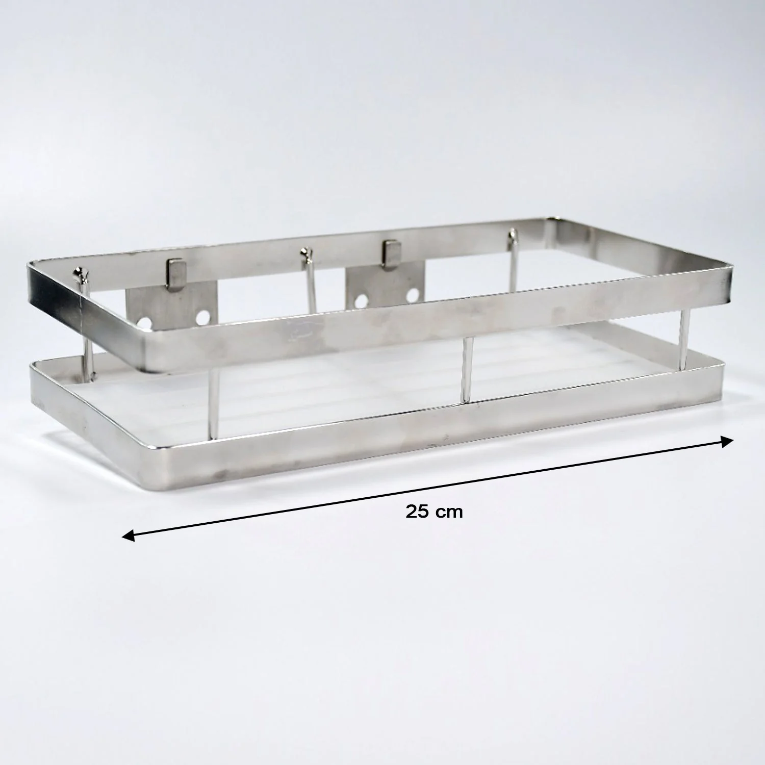 25 cm Metal Space Saving Rack – Multi-Purpose Kitchen Storage Organizer Shelf - Image 6