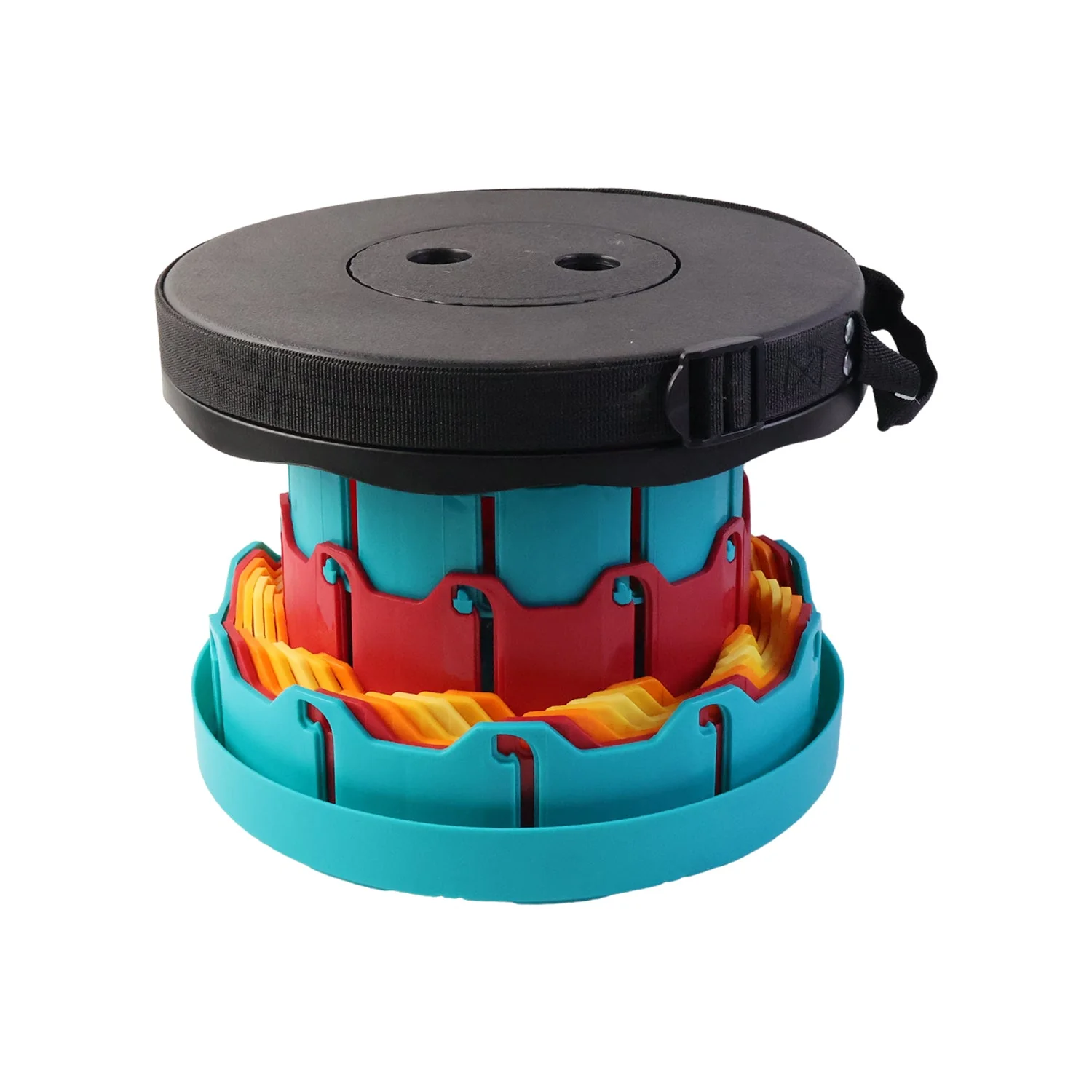 Collapsible Stool with Handle for Portable Seating (44x25.5 cm) - Image 5