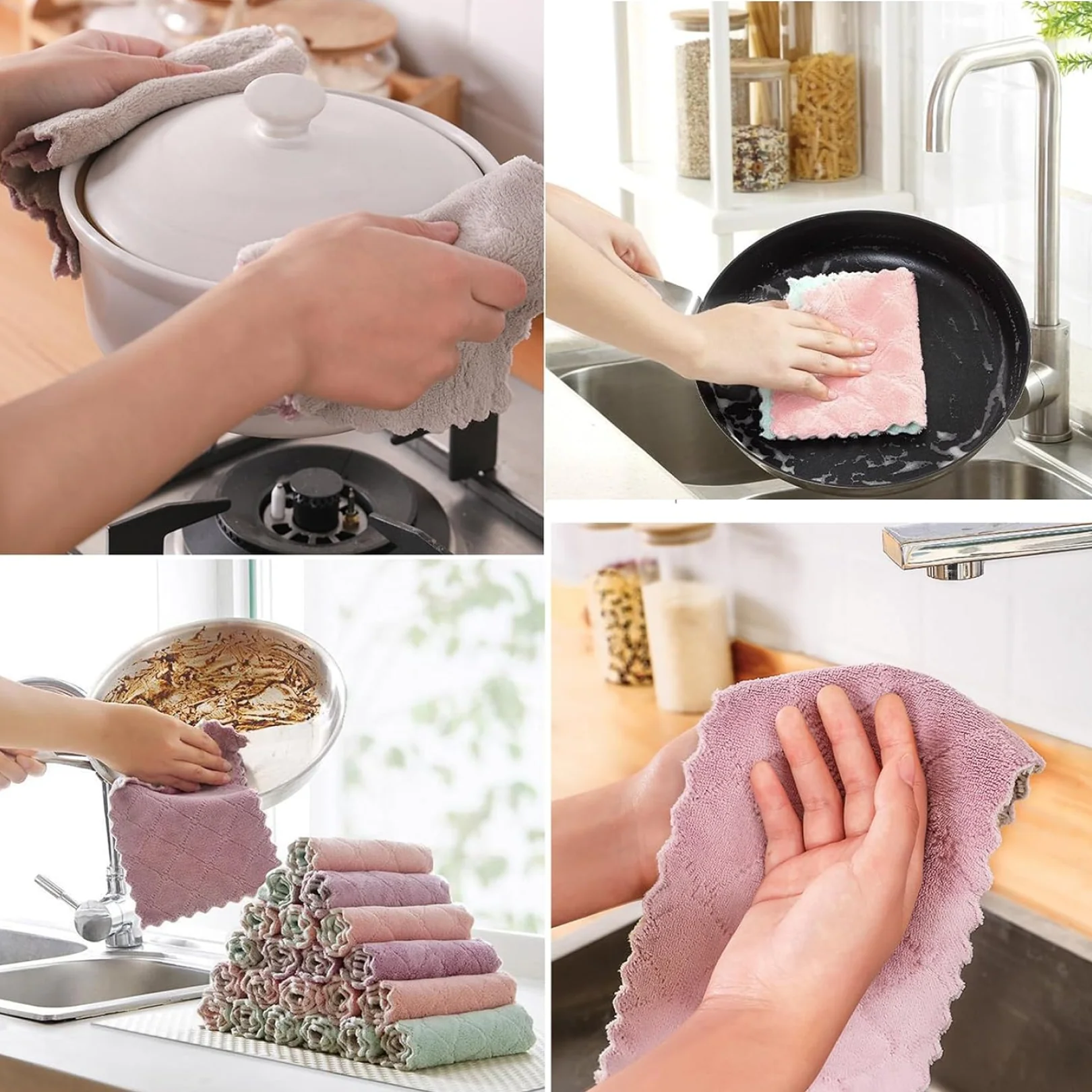 Multi -Purpose Wash Towel for Kitchen (20x12cm) - Image 6