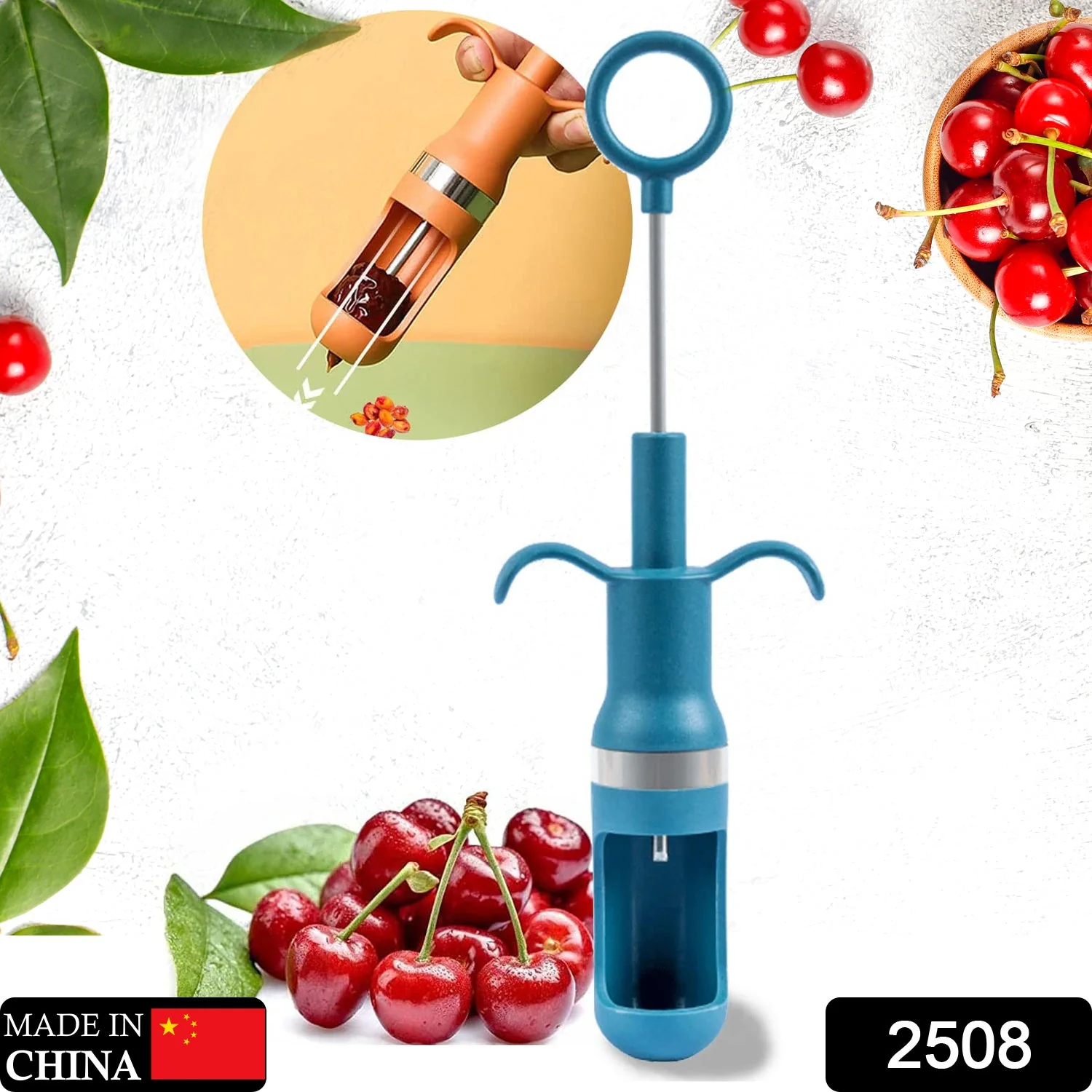 Cherry Pitter Tool, One Hand Operation Cherry Corer Pitter Remover Tool  (1pc) - Image 2