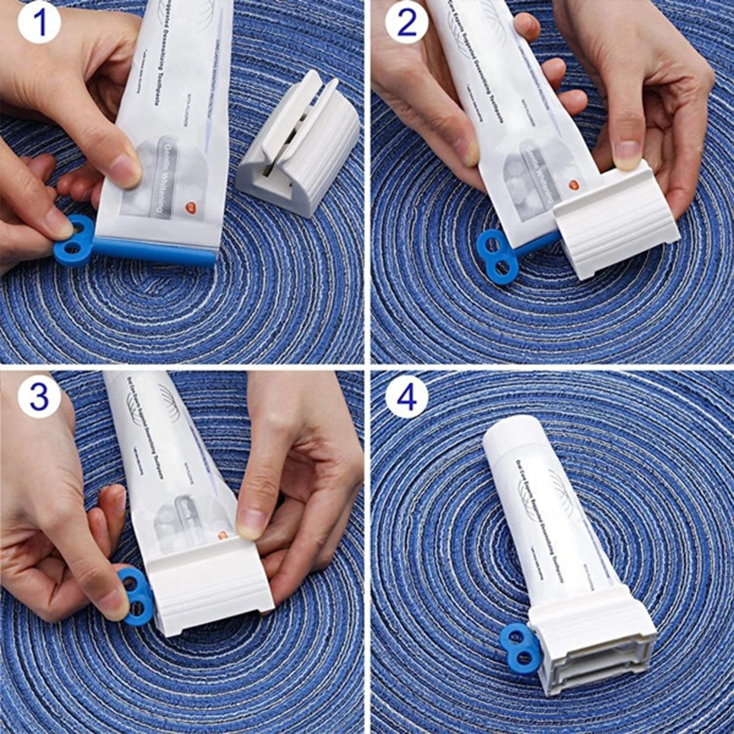 Rolling Tube Toothpaste Squeezer Toothpaste Seat Holder Stand - Image 9