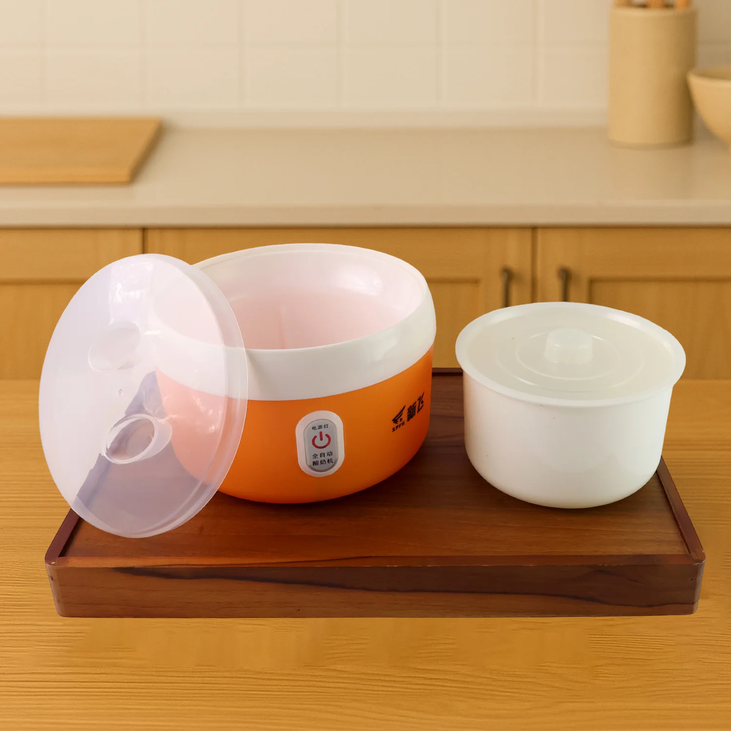 Orange ELECTRONIC YOGURT MAKER, AUTOMATIC YOGURT MAKER MACHINE 1L - Image 4