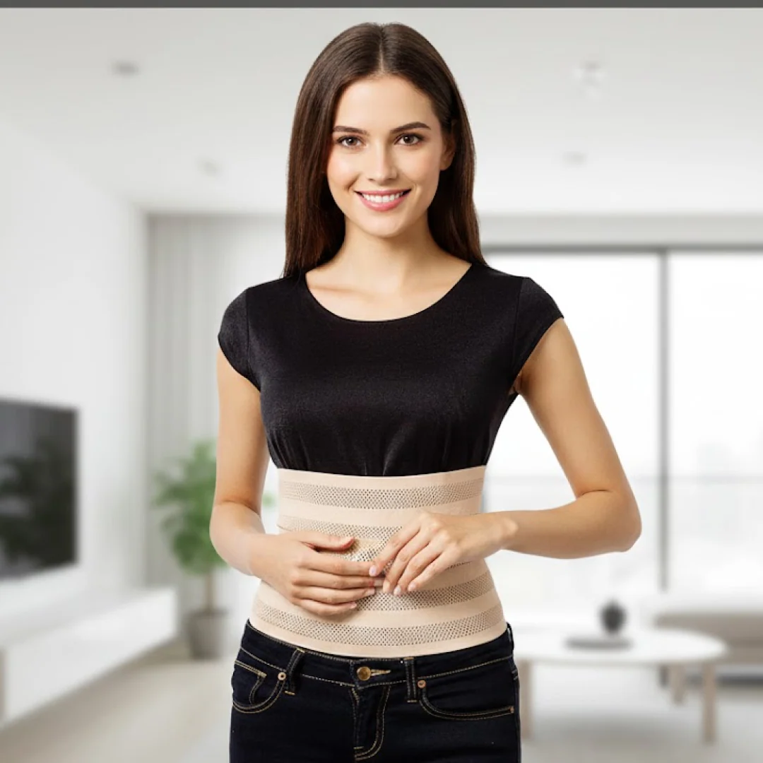 2 Hooks Waist Trimmer Belt Shaper Cincher Trimmer Body shape - (L) - Image 4