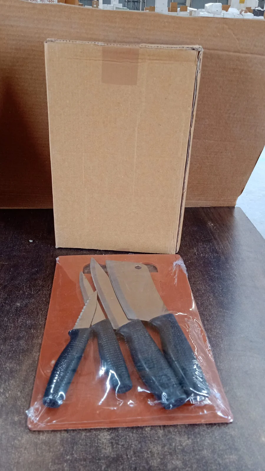 Chopping Board with Knife Set (Pack of 5) - Image 9