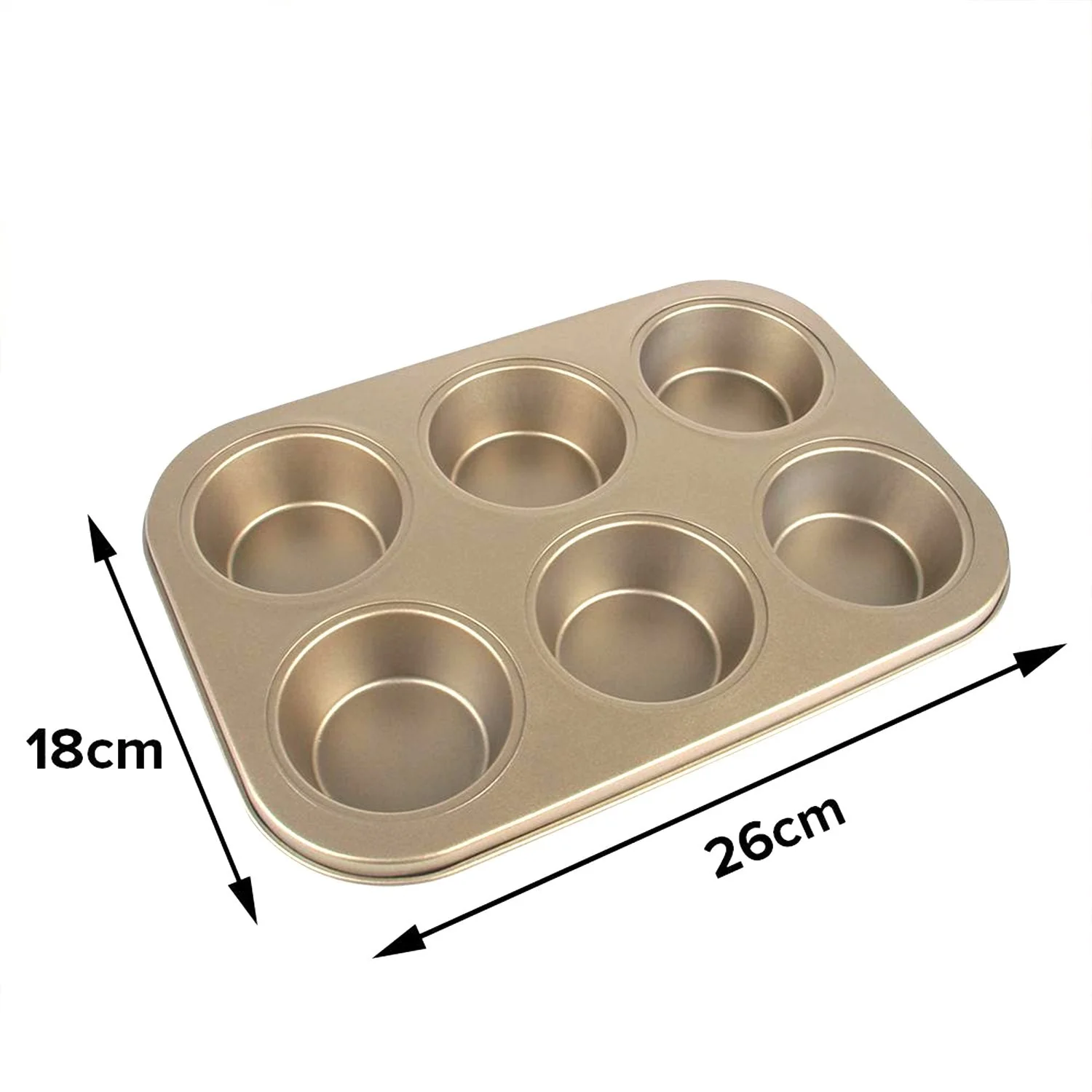 Round Shape Carbon steel Muffin Cupcake Mould Case Bakeware - Image 5