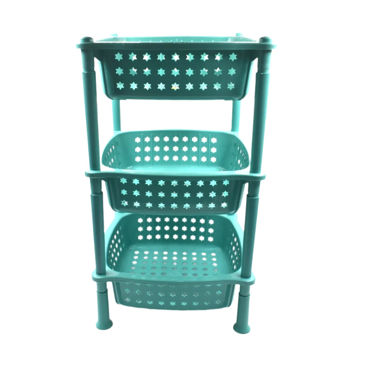 3 layer round Kitchen Trolley Basket ( MOQ :- 6 Pc) - Image 3