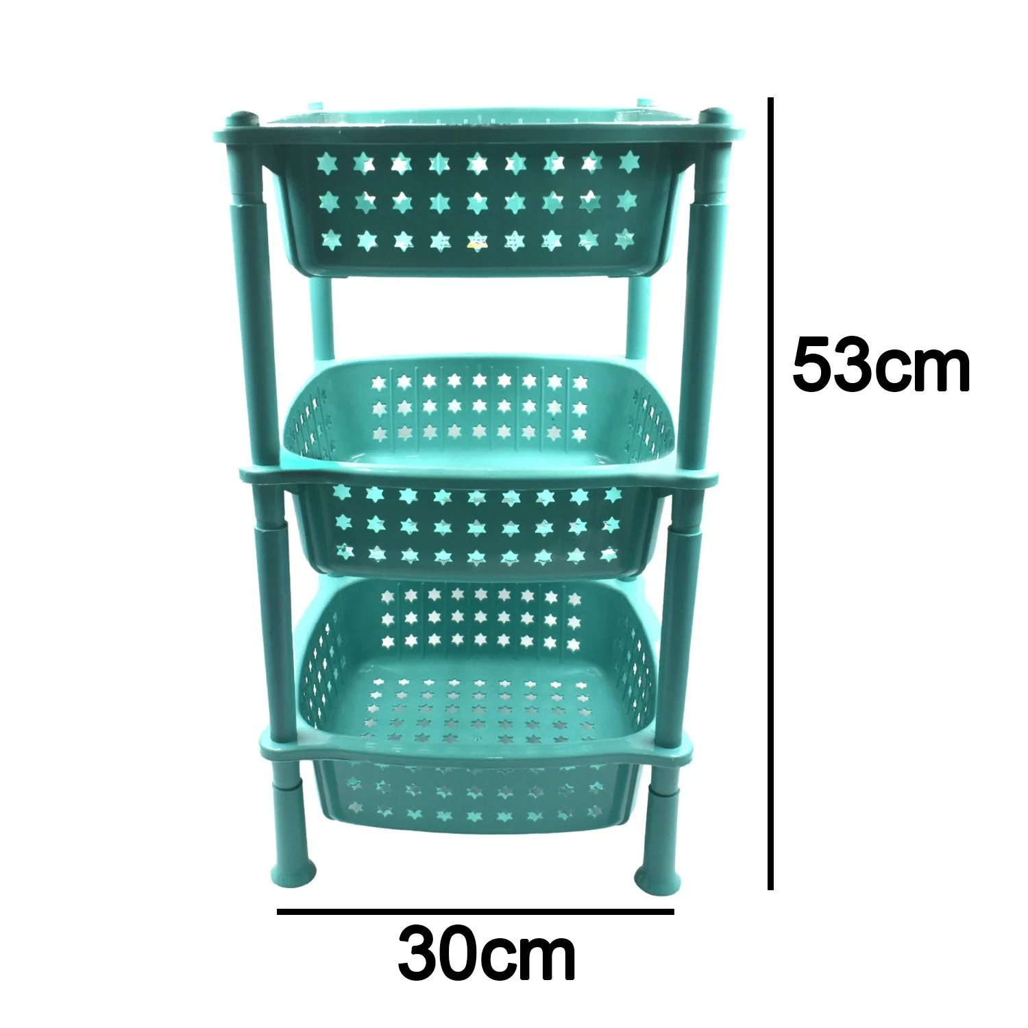 3 layer round Kitchen Trolley Basket ( MOQ :- 6 Pc) - Image 6