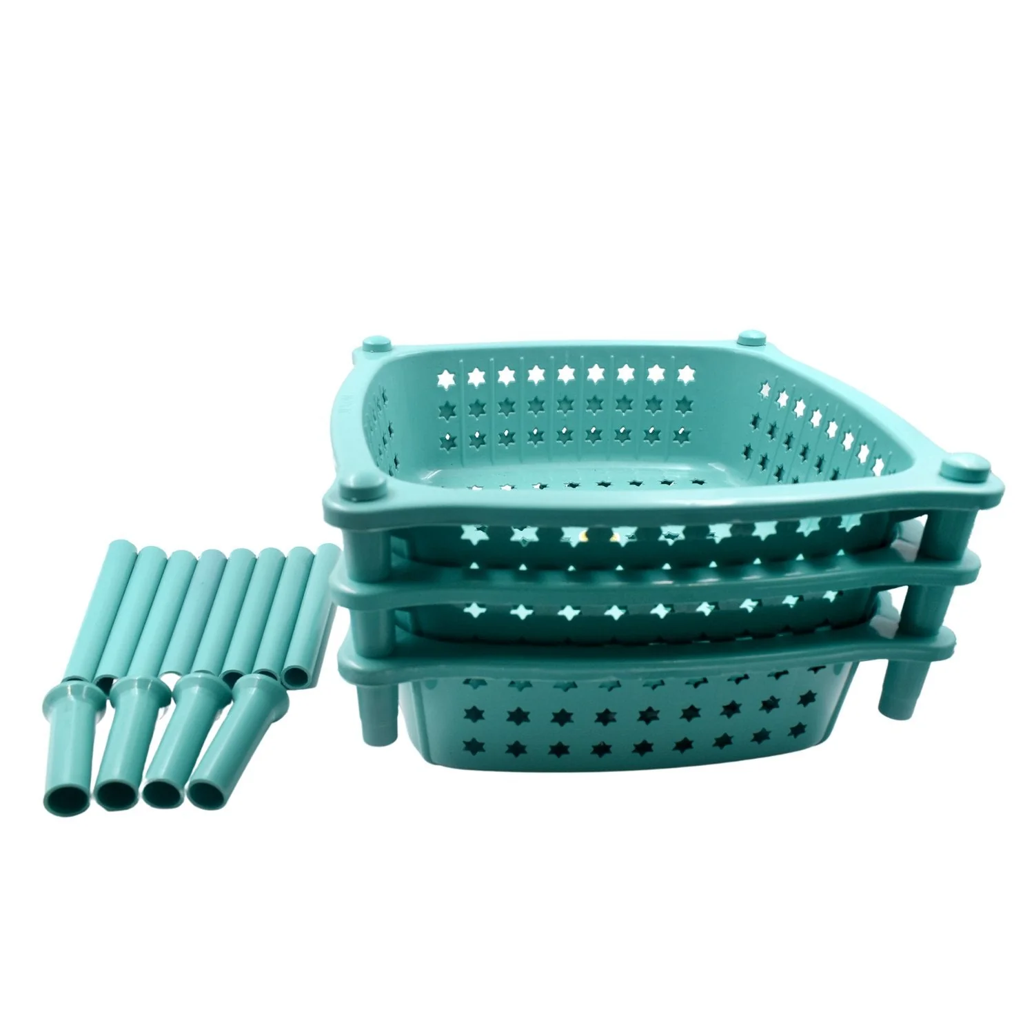 3 layer round Kitchen Trolley Basket ( MOQ :- 6 Pc) - Image 7