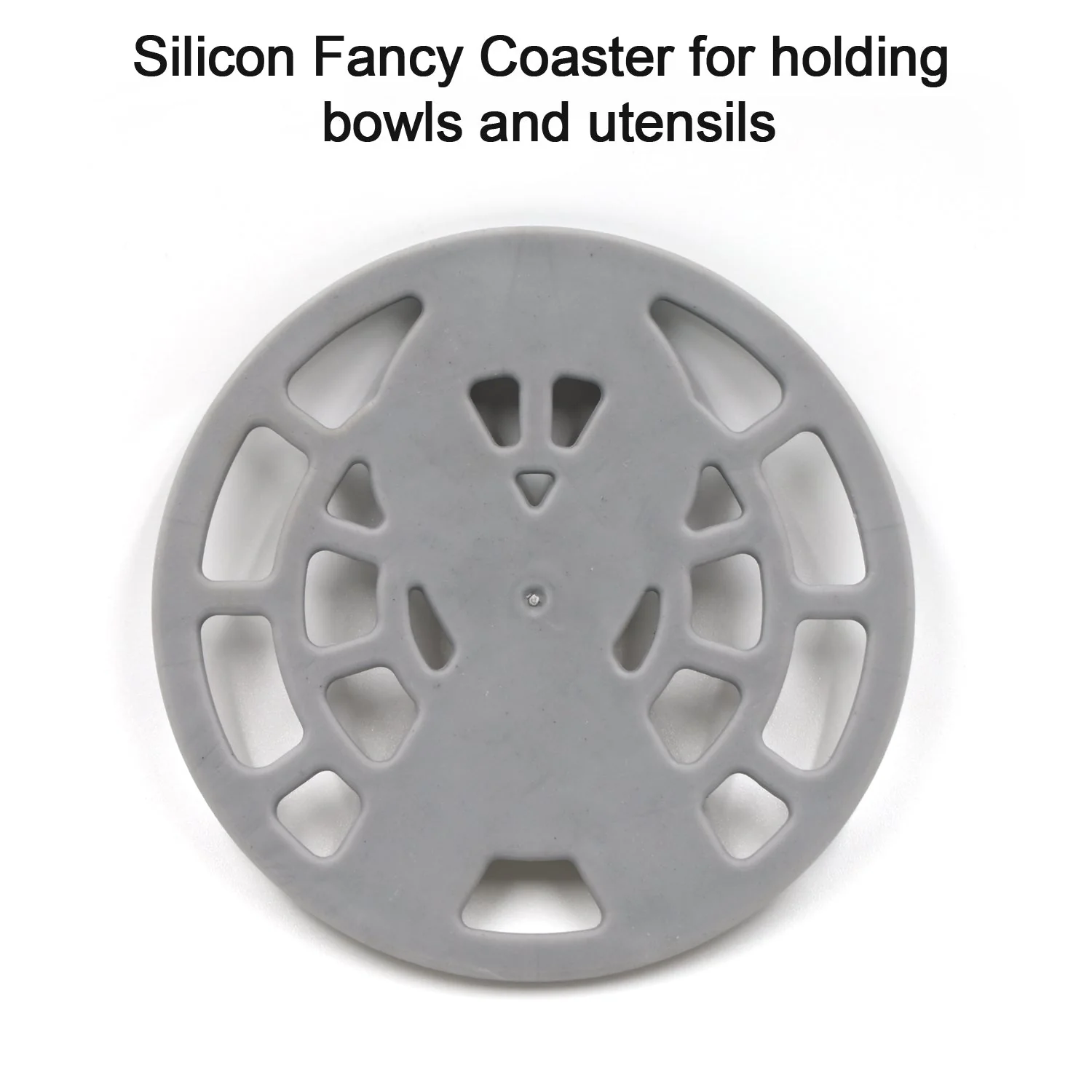 1Pc Silicone Fancy Coaster holding bowls and utensils including all kitchen purposes. - Image 7