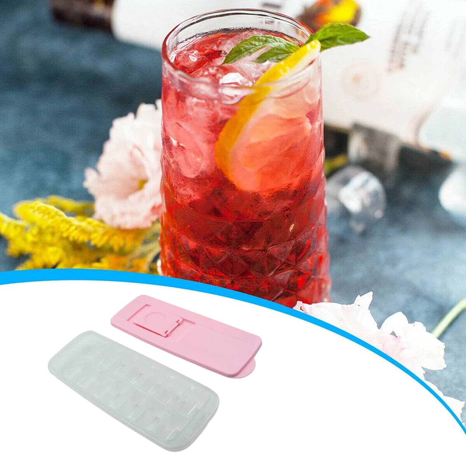 Ice Cube Trays,  Easy Release Ice Trays Make 14 Ice Cube, - Image 5