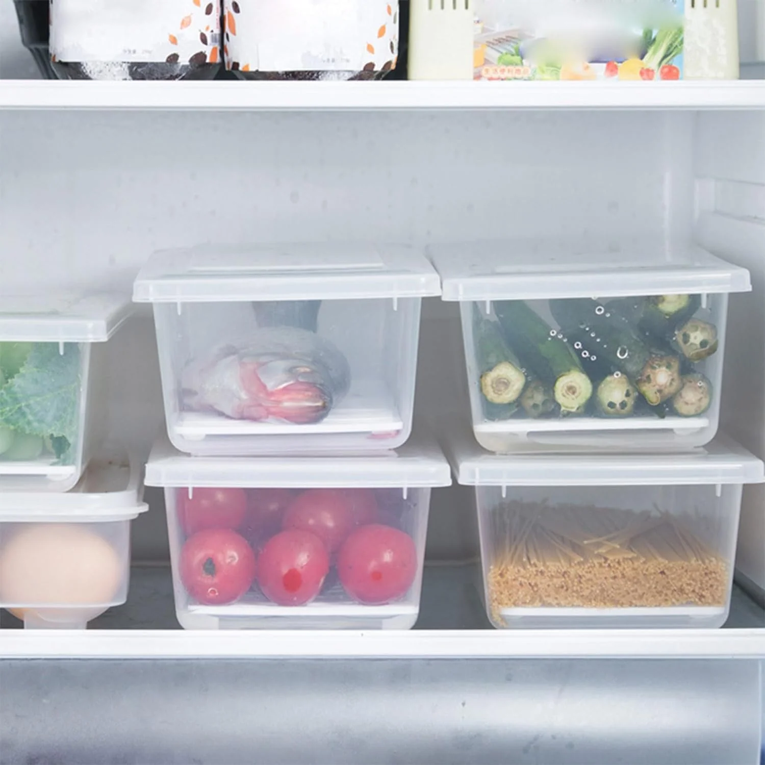 Food Storage Container with Removable Drain Plate and Lid, 1500 ml (Pack of 1 Pc) - Image 8