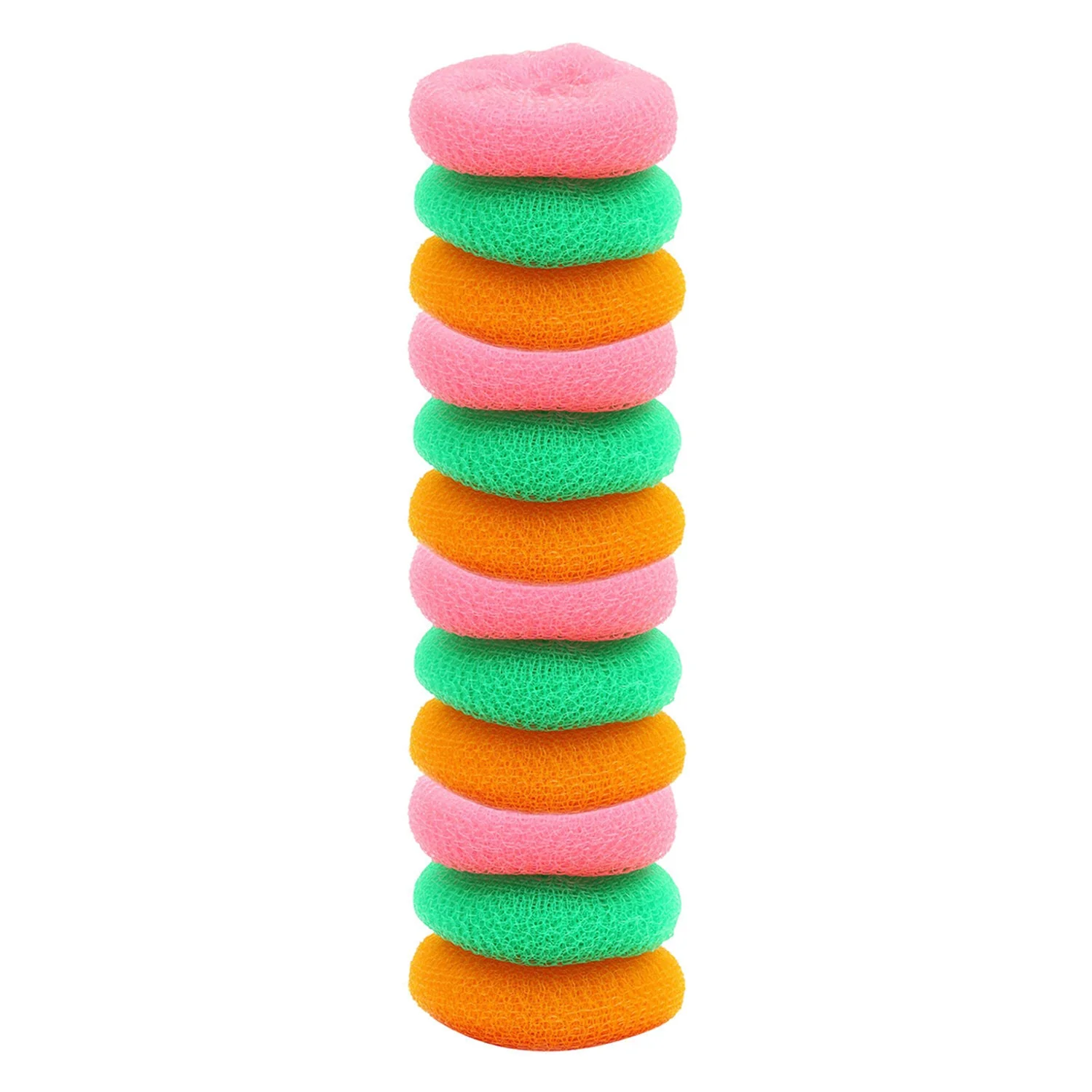 Plastic Scrubber Round Nylon Scrubbers (Pack of 12) - Image 4