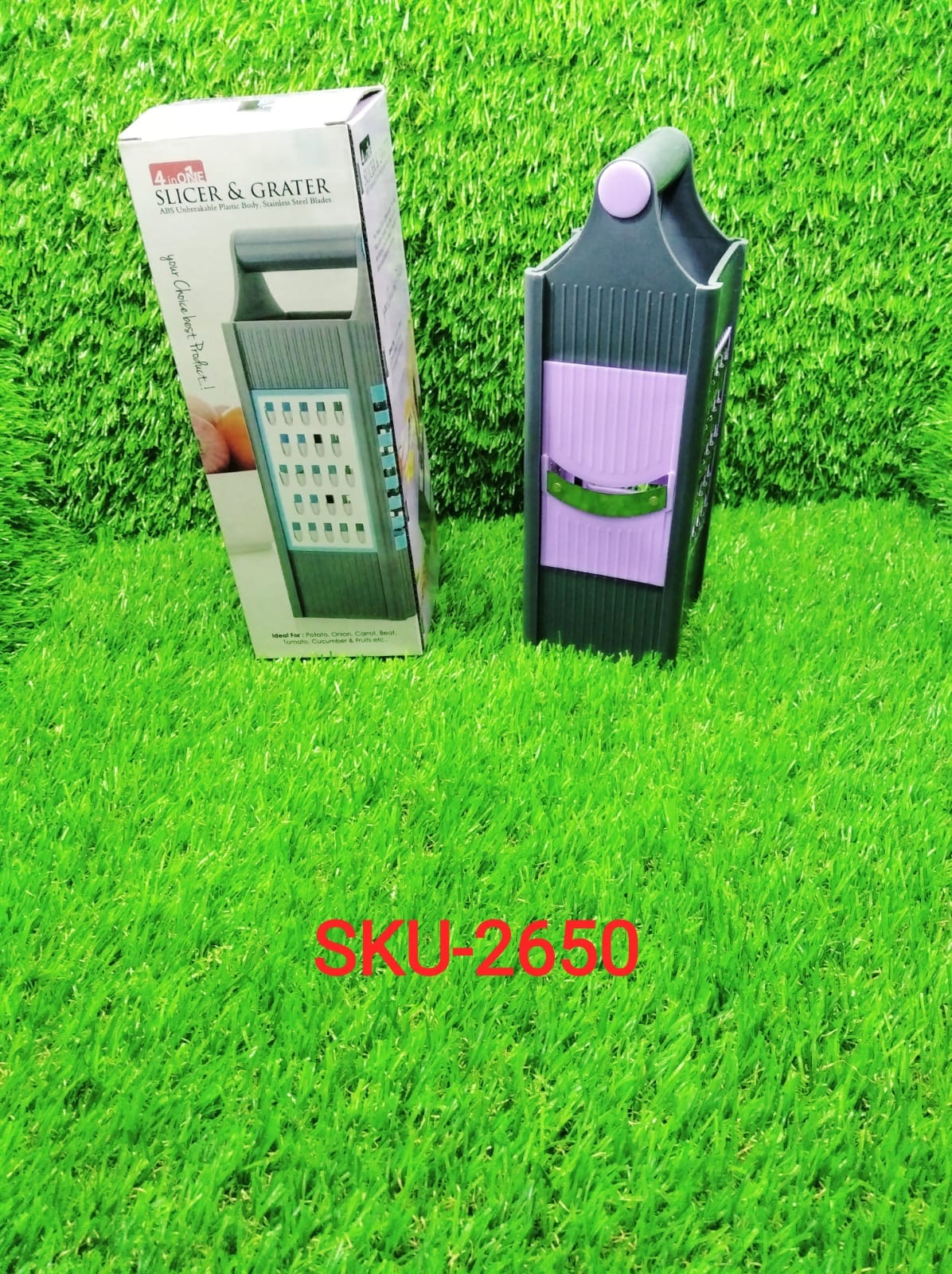 4 In 1 Plastic Vegetable And Fruit Grater And Slicer For Kitchen - Image 8