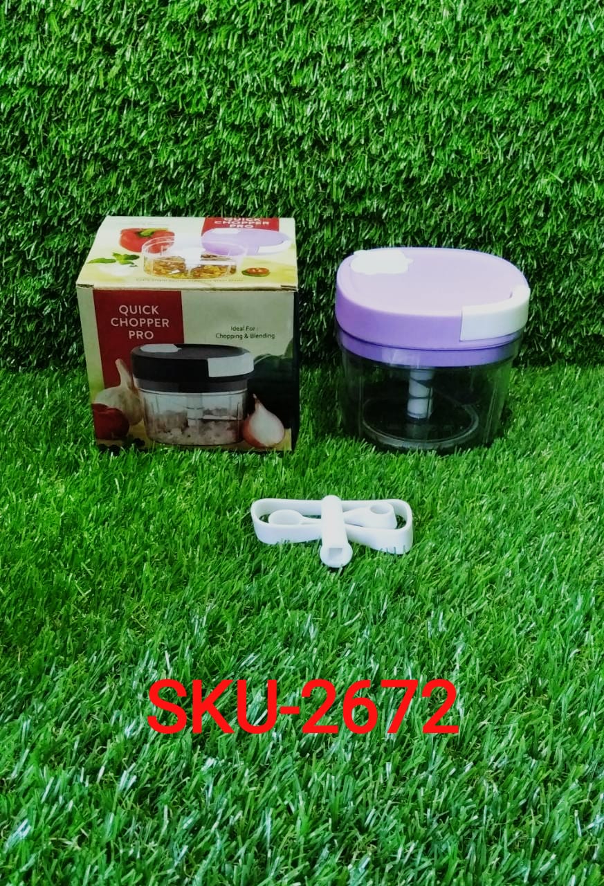 2in1 Handy Chopper And Slicer For Home & kitchen (600ML Capacity) - Image 9