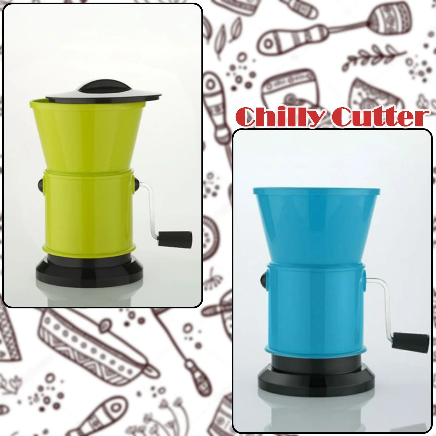 Round Chilly Cutter and grinder tool with effective sharp chopping and cutting - Image 7