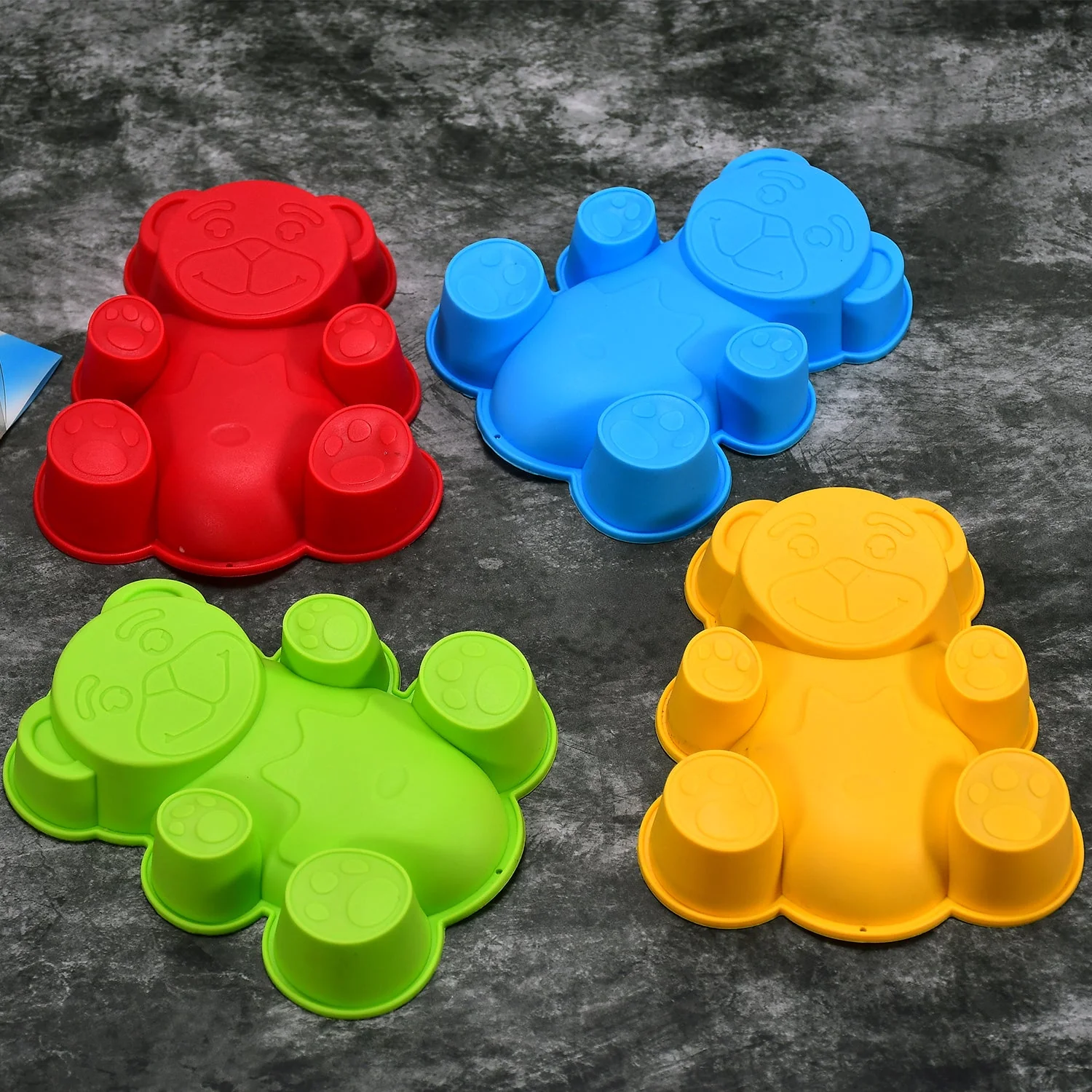 Set of 4 Silicone Animal Moulds for Cake, Chocolate, Soap & Candle Making, Diwali - Image 7
