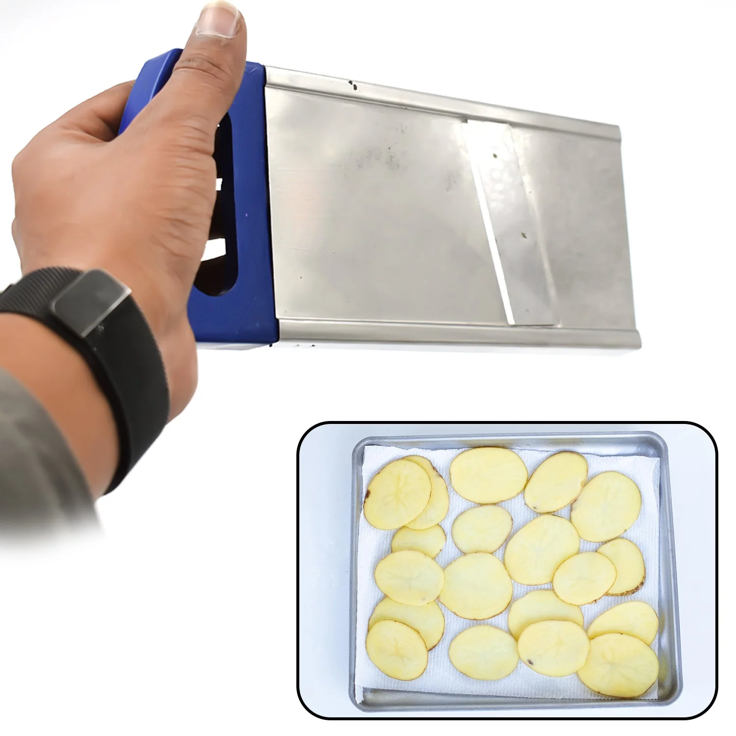 Plain Potato Slicer – Essential Kitchen Tool for Effortless Potato Cutting & Slicing - Image 7