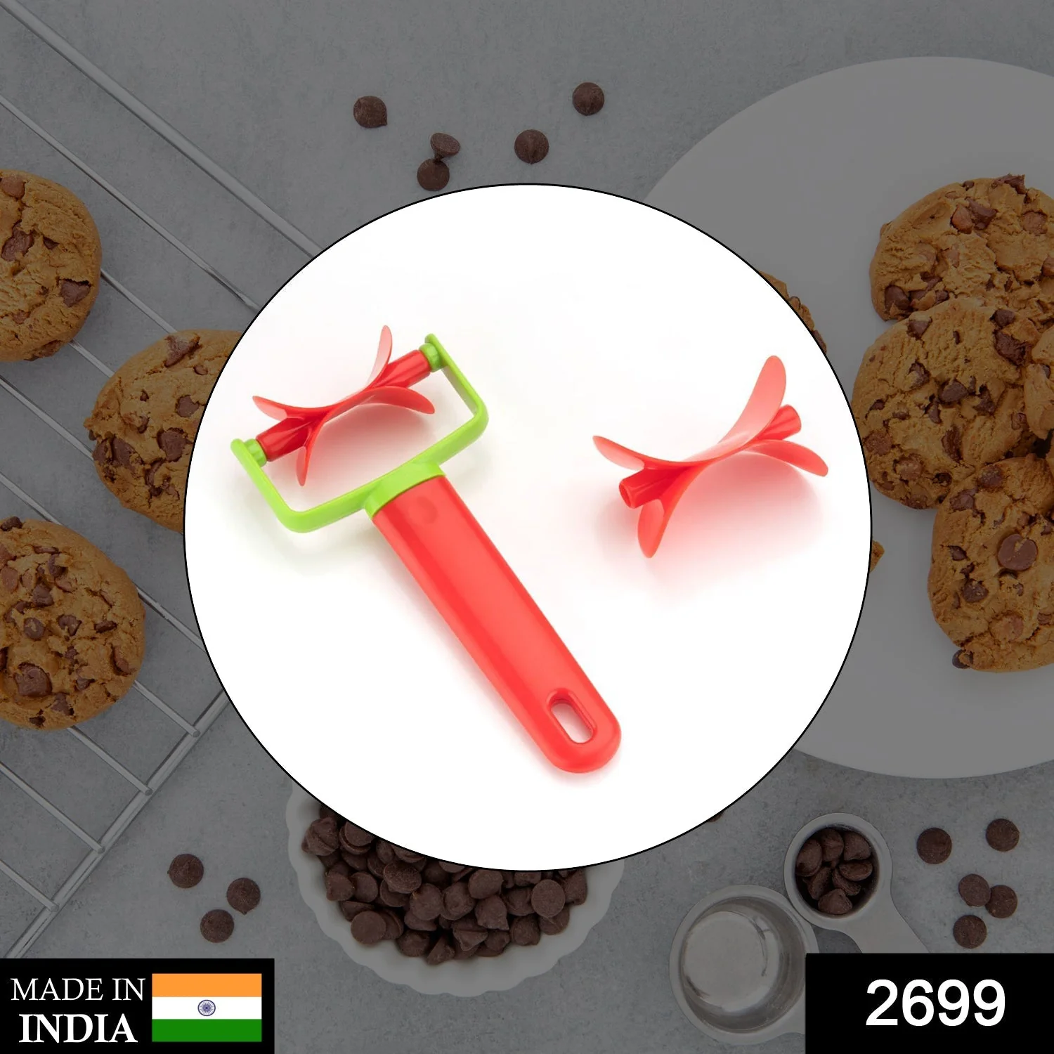 Cookie Rolling Cutter – Easy-to-Use Tool for Making Cookies & Snacks - Image 2