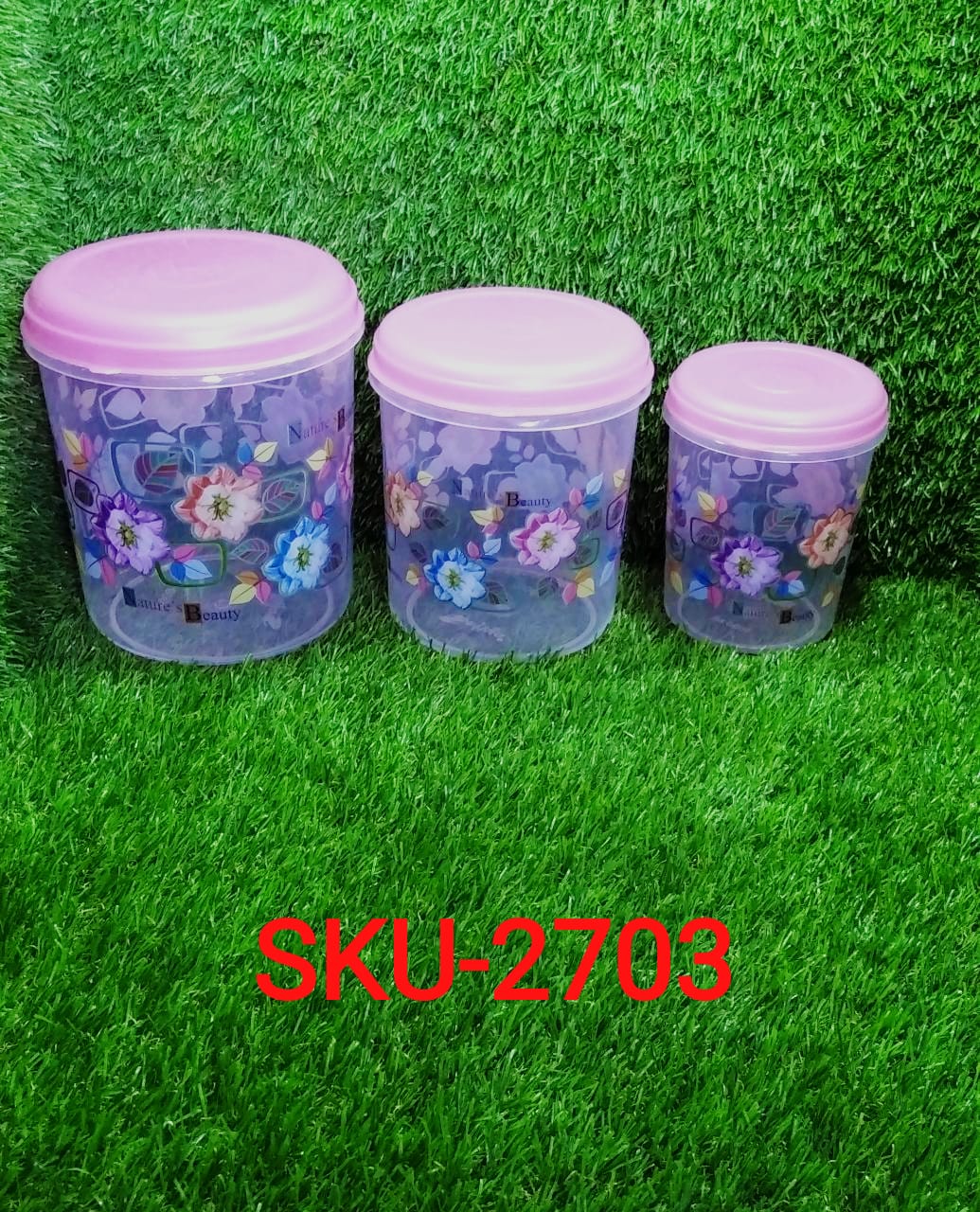 3 Pc Storage Container used in all kinds of places including household - Image 11