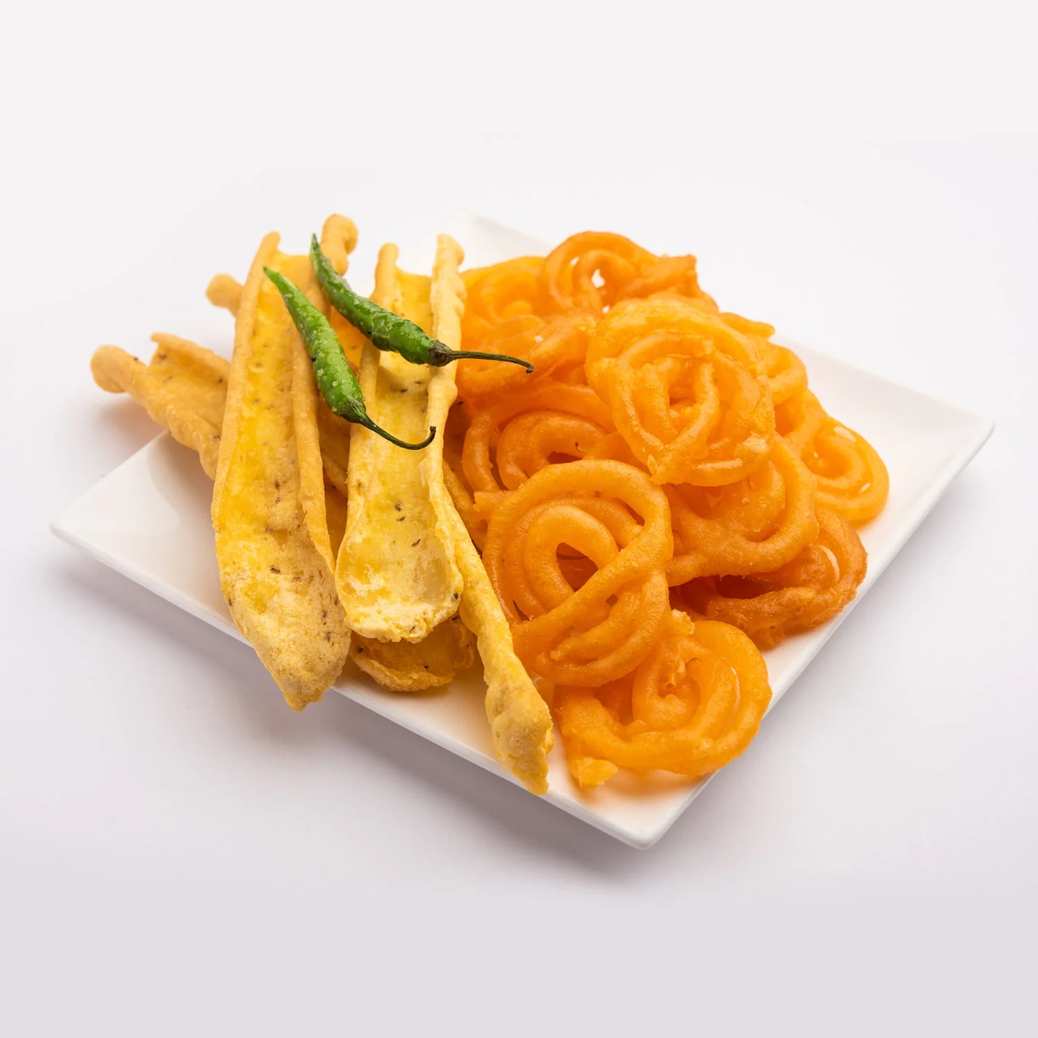 Square Plastic Dinner Plate Set (Set of 6 Pcs) Colorful Snacks / Breakfast Plate (Set of 6 Pcs) - Image 5