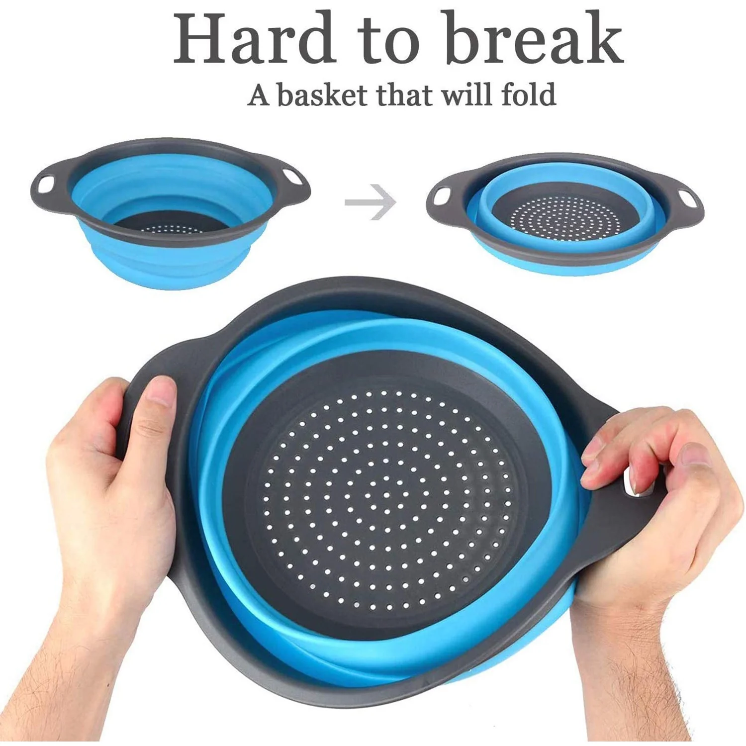 Round Sil Strainer – Foldable Multi-Use Kitchen Strainer for Cooking - Image 6