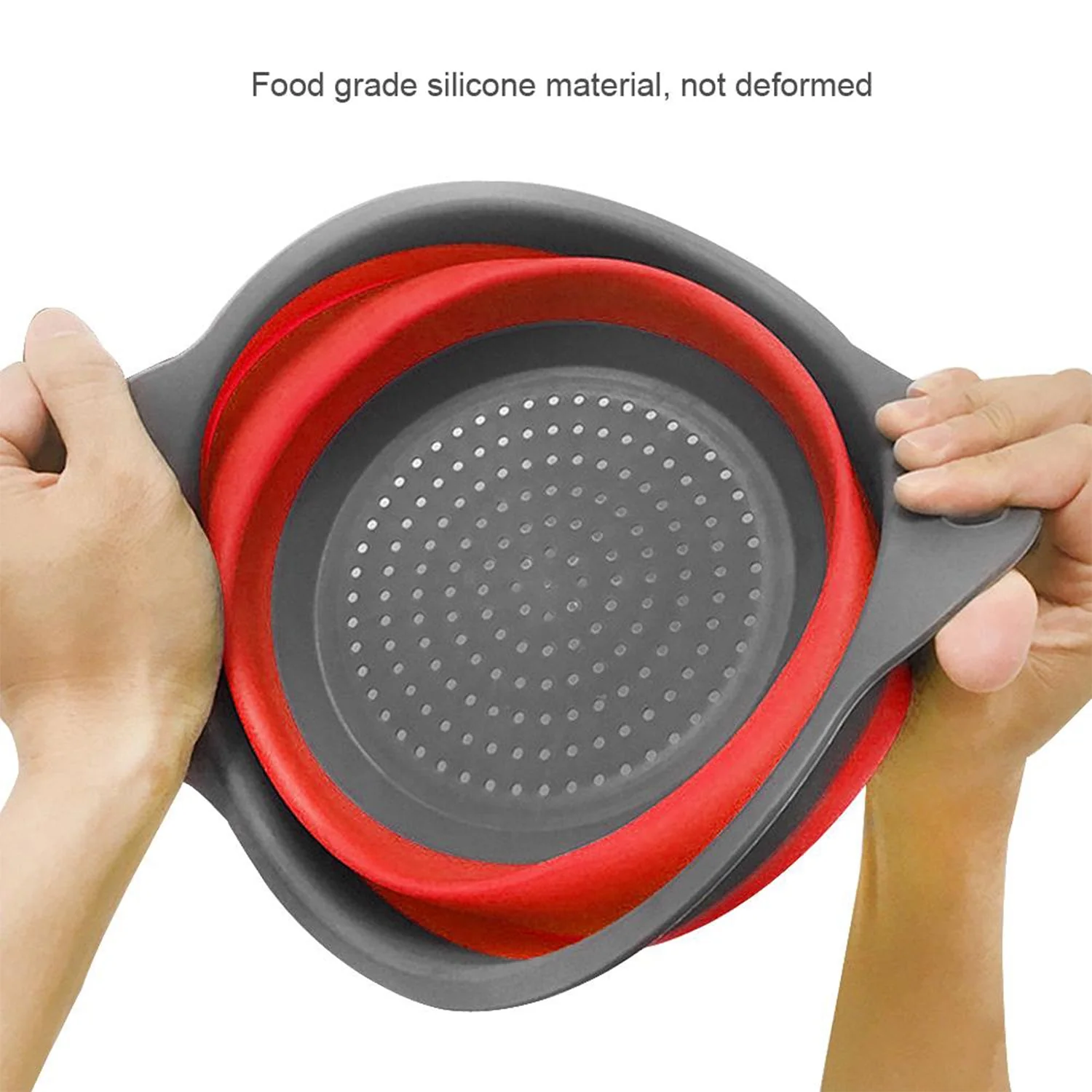 Round Sil Strainer – Foldable Multi-Use Kitchen Strainer for Cooking - Image 9
