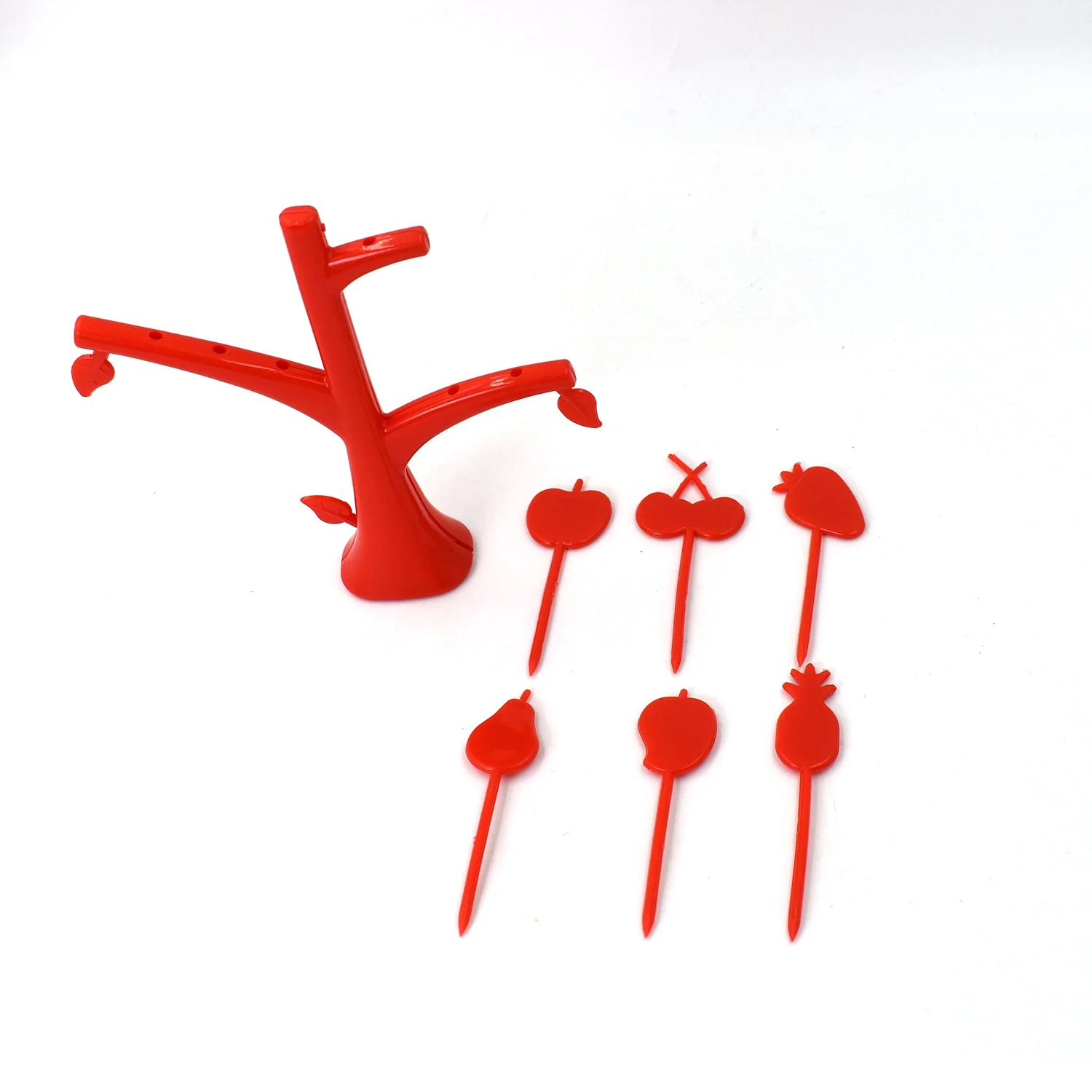 6 Pc Fruit Fork Set for Convenient Eating of Fruits and Vegetable Salads - Image 6