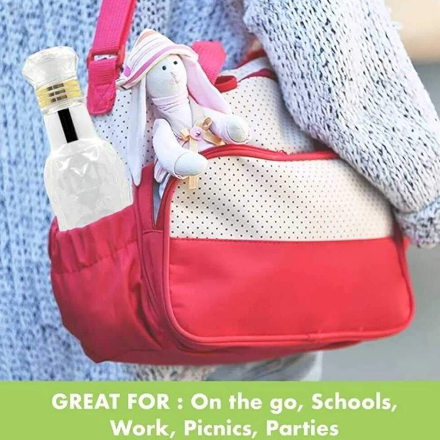 Dimond Cut Water Bottle used by kids - Image 9