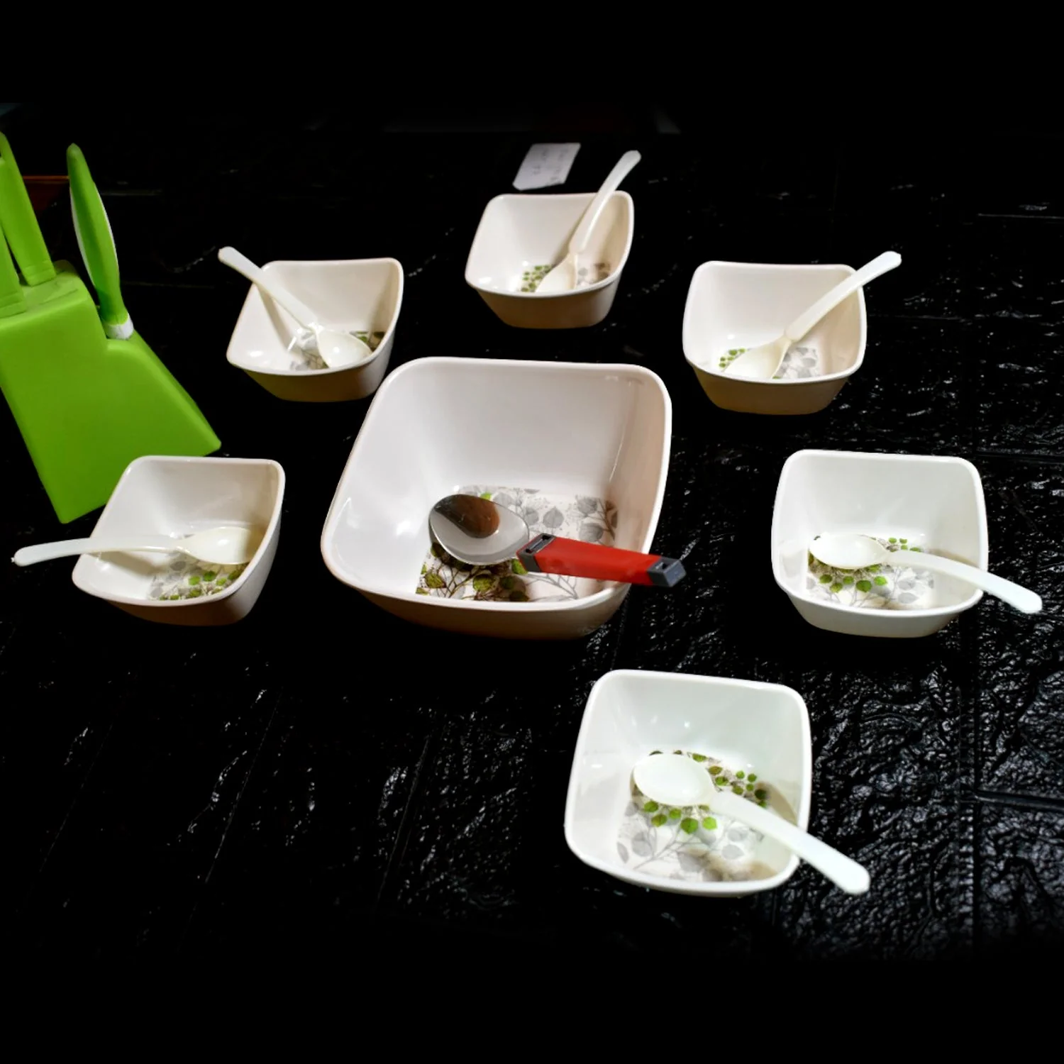 13 Pc Pudding Set used as a cutlery set for serving food purposes - Image 7