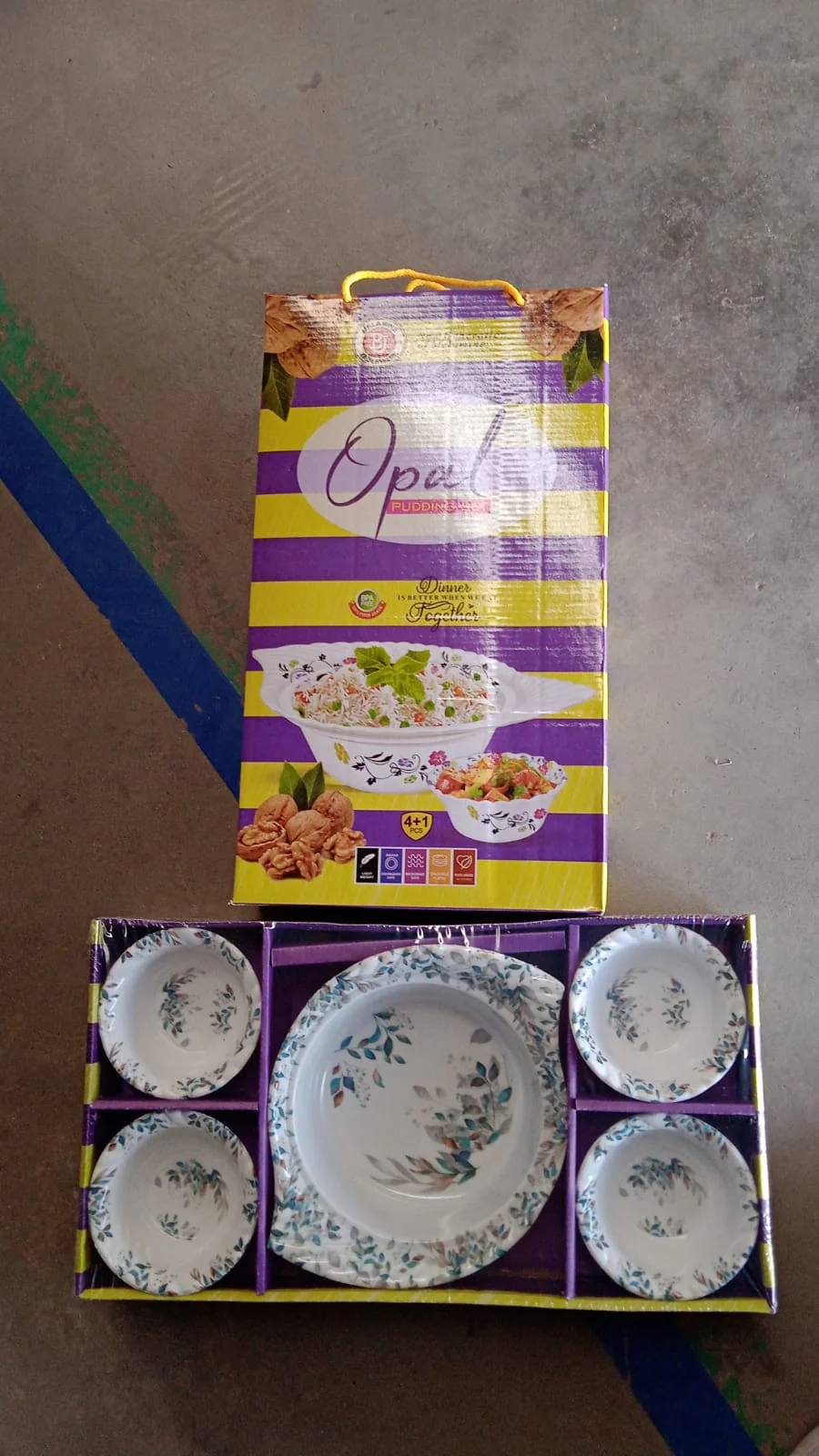 5 Pc Pudding Set used as a cutlery set for serving food purposes and sweet dishes - Image 13