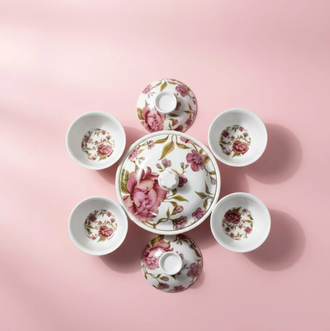 5 Pc Pudding Set used as a cutlery set for serving food purposes and sweet dishes - Image 6