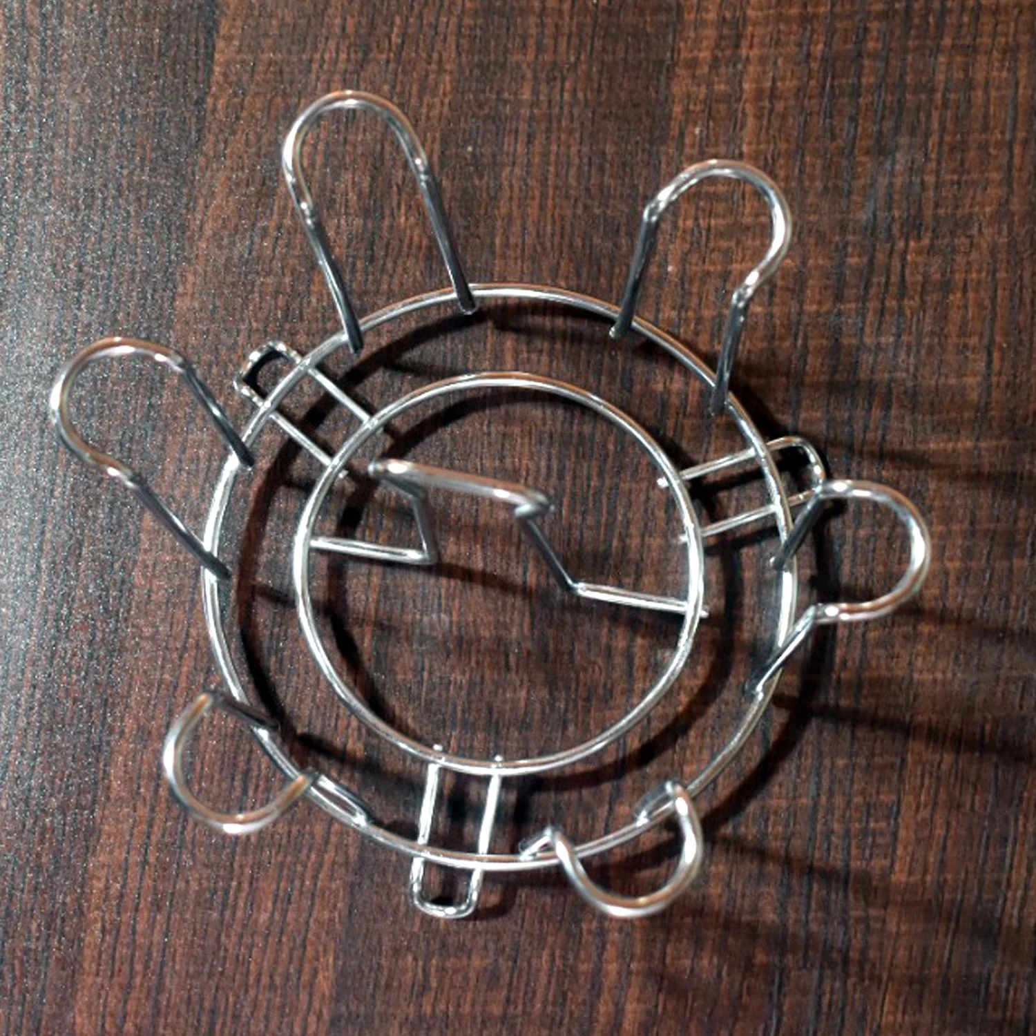 SS Round Glass Stand used for holding sensitive glasses - Image 11