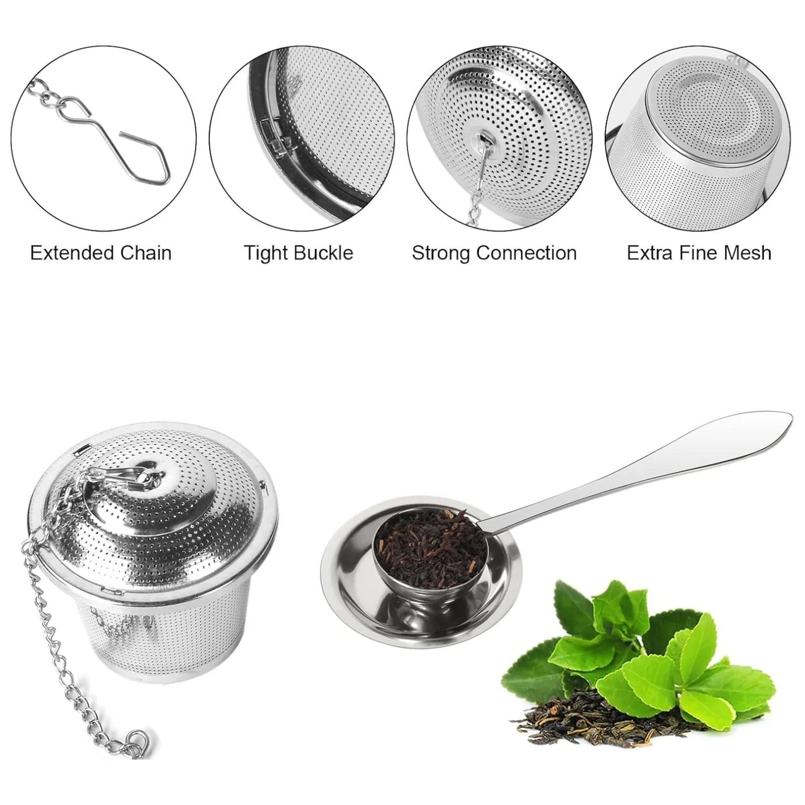SS Easy Tea Filter for Filtering Tea in Household and Official Kitchen Use - Image 5