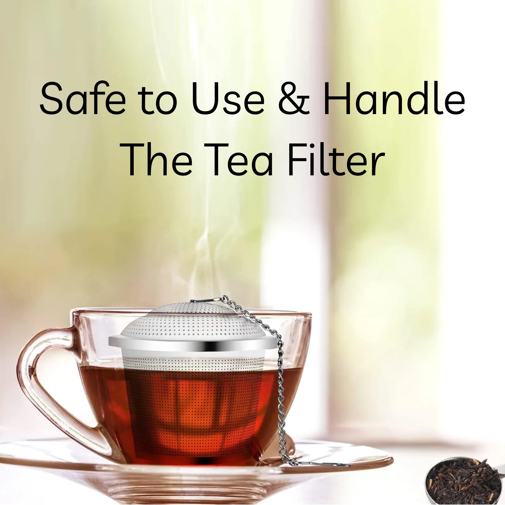 SS Easy Tea Filter for Filtering Tea in Household and Official Kitchen Use - Image 7