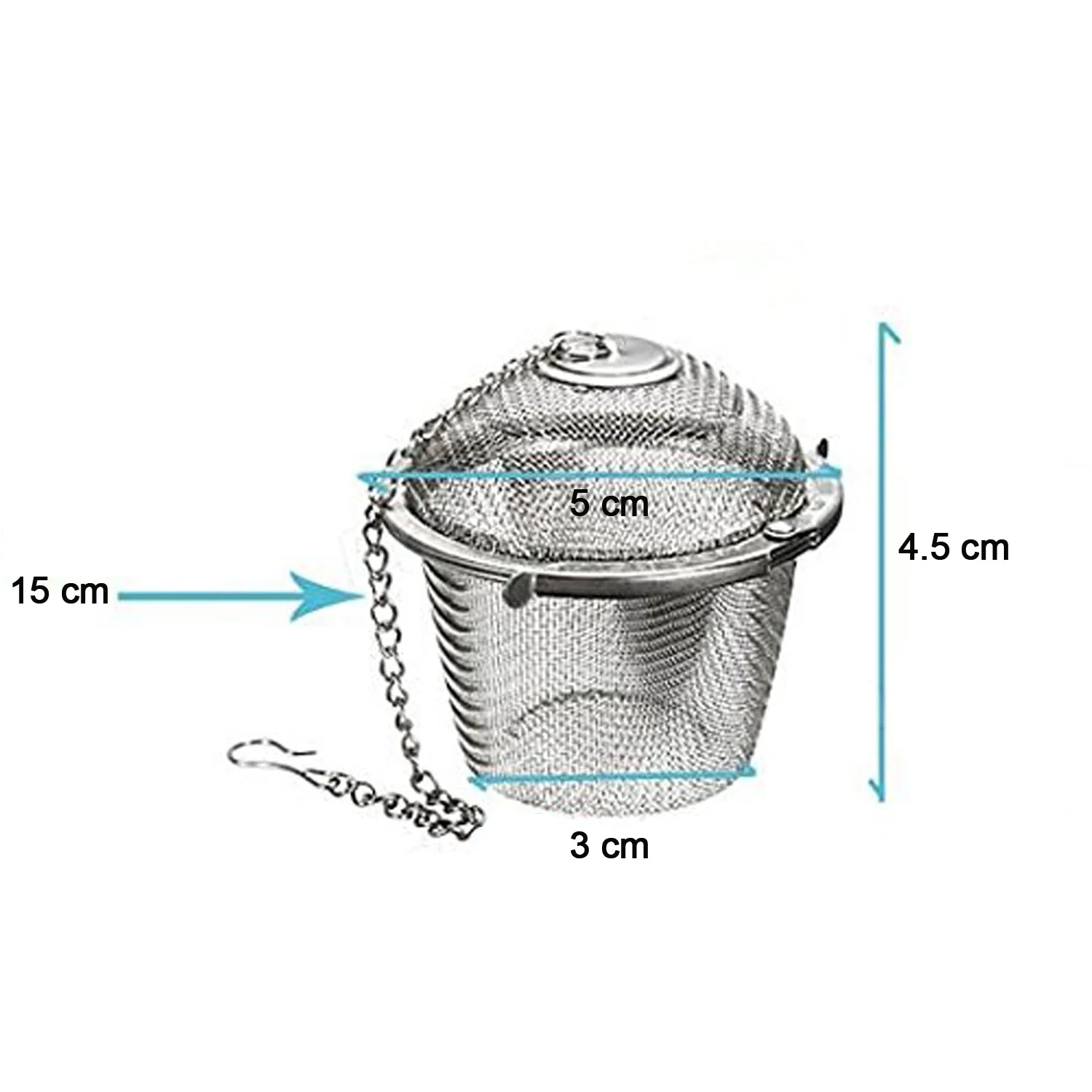 SS Easy Tea Filter for Filtering Tea in Household and Official Kitchen Use - Image 8