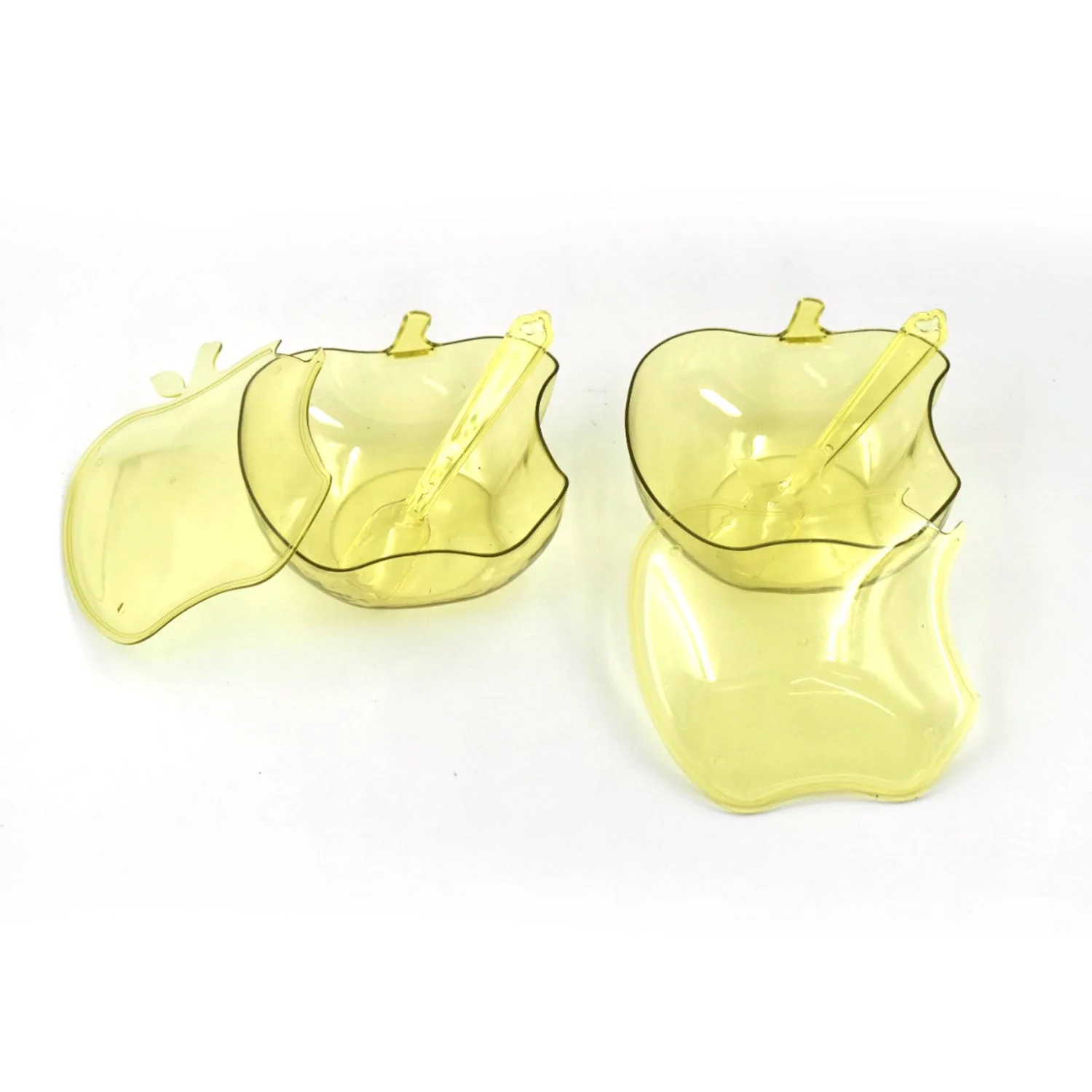 Apple Shape Tray Bowl Used For Serving Snacks And Various Food Stuffs. - Image 12