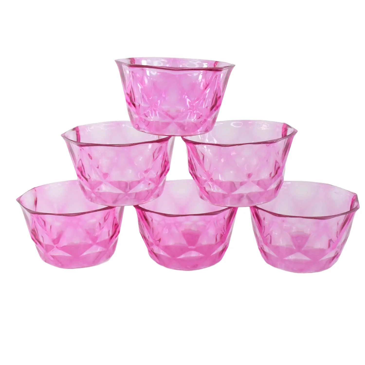 6pc Diamond shape ice cream bowl set - Image 5