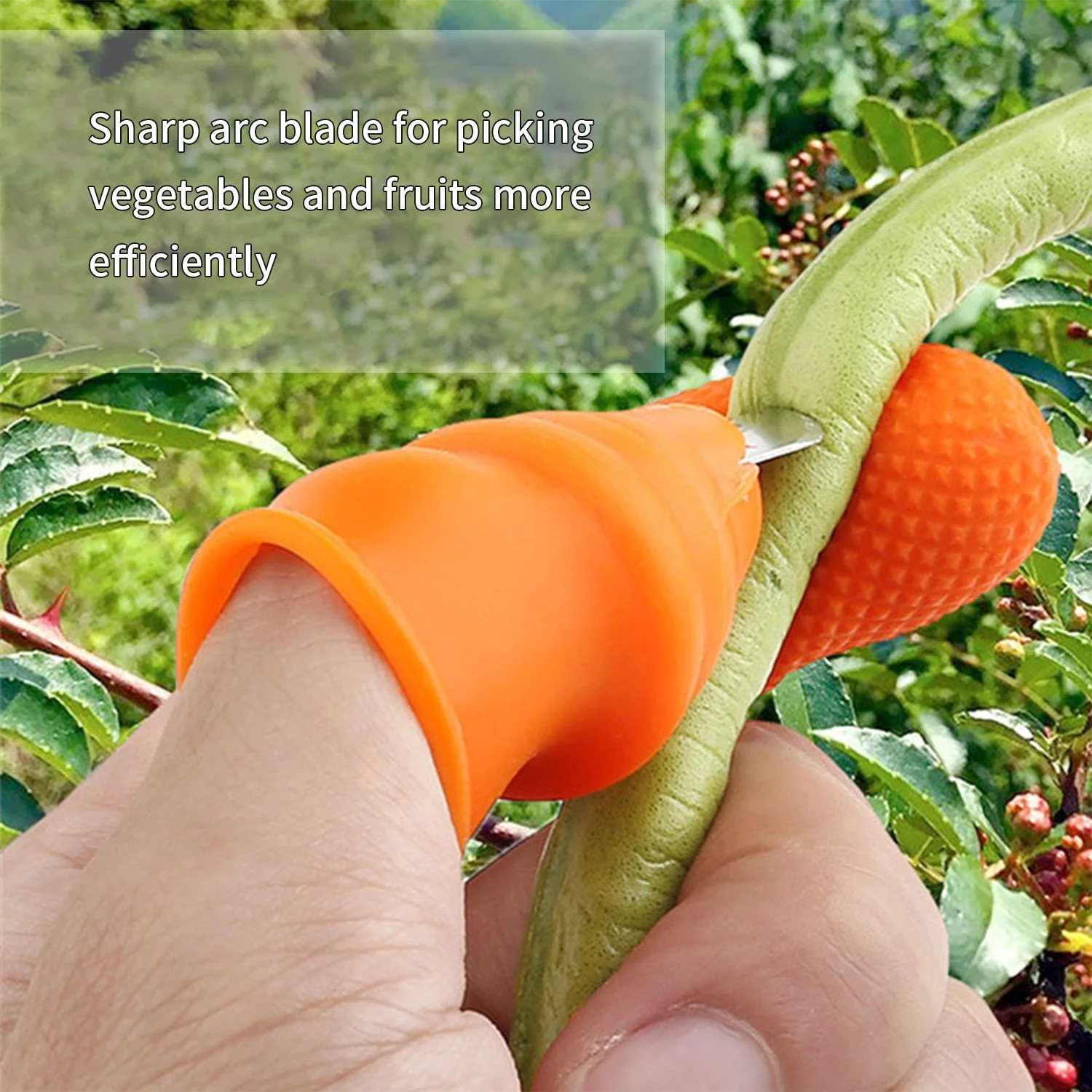 5-Piece Vegetable Thumb Cutter Set with Sharp Blades - Image 6