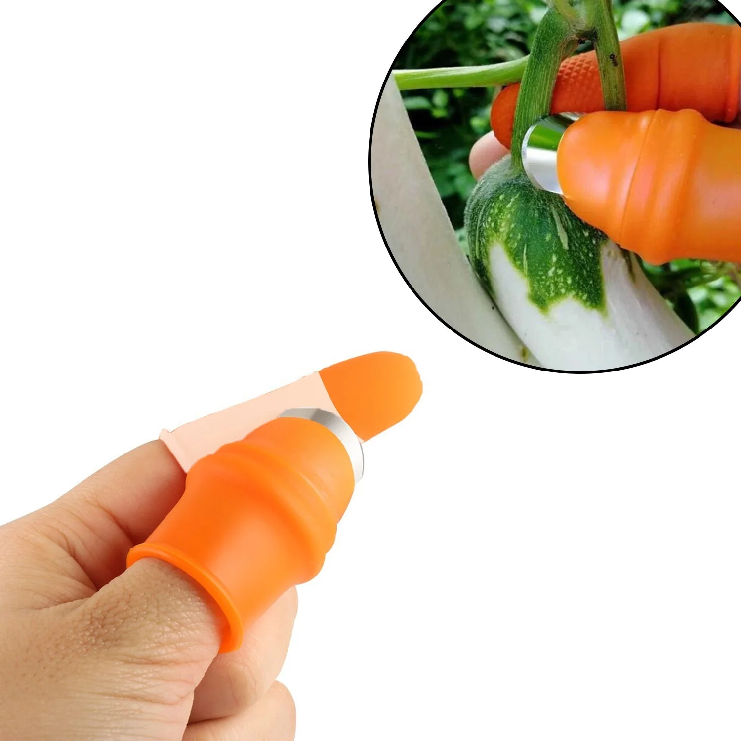 5-Piece Vegetable Thumb Cutter Set with Sharp Blades - Image 9