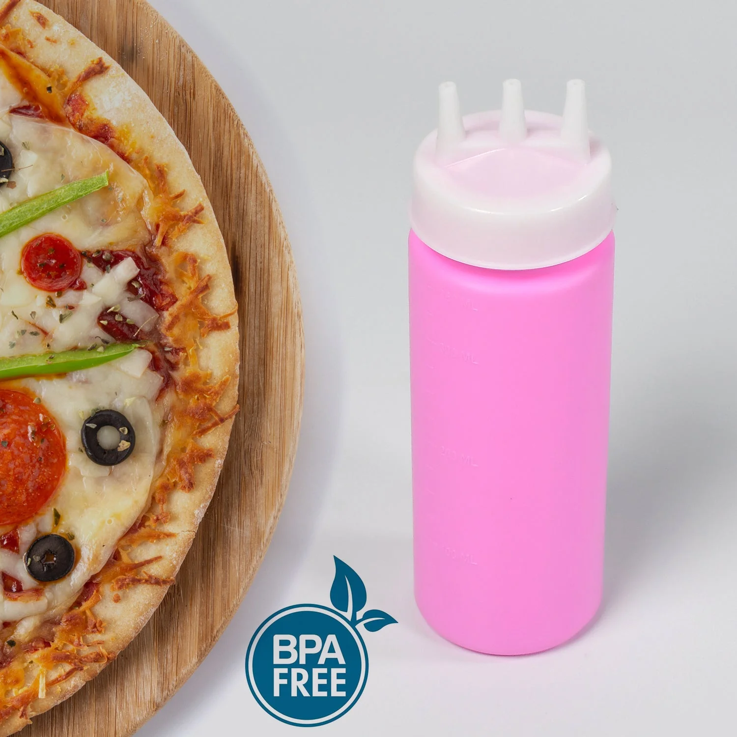Ketchup Bottles With 3 Nozzle ( 360ml ) - Image 5