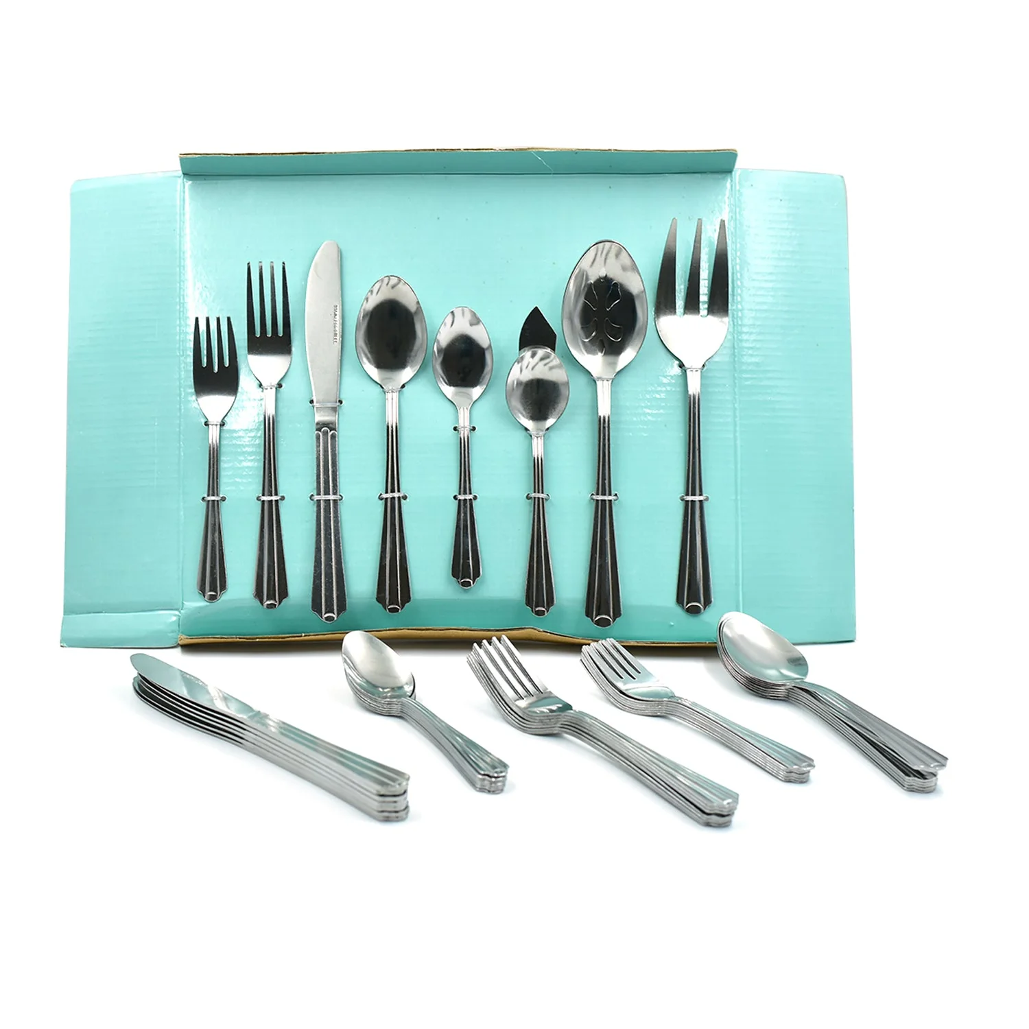 45Pc Stainless steel Flatware Set - Image 5