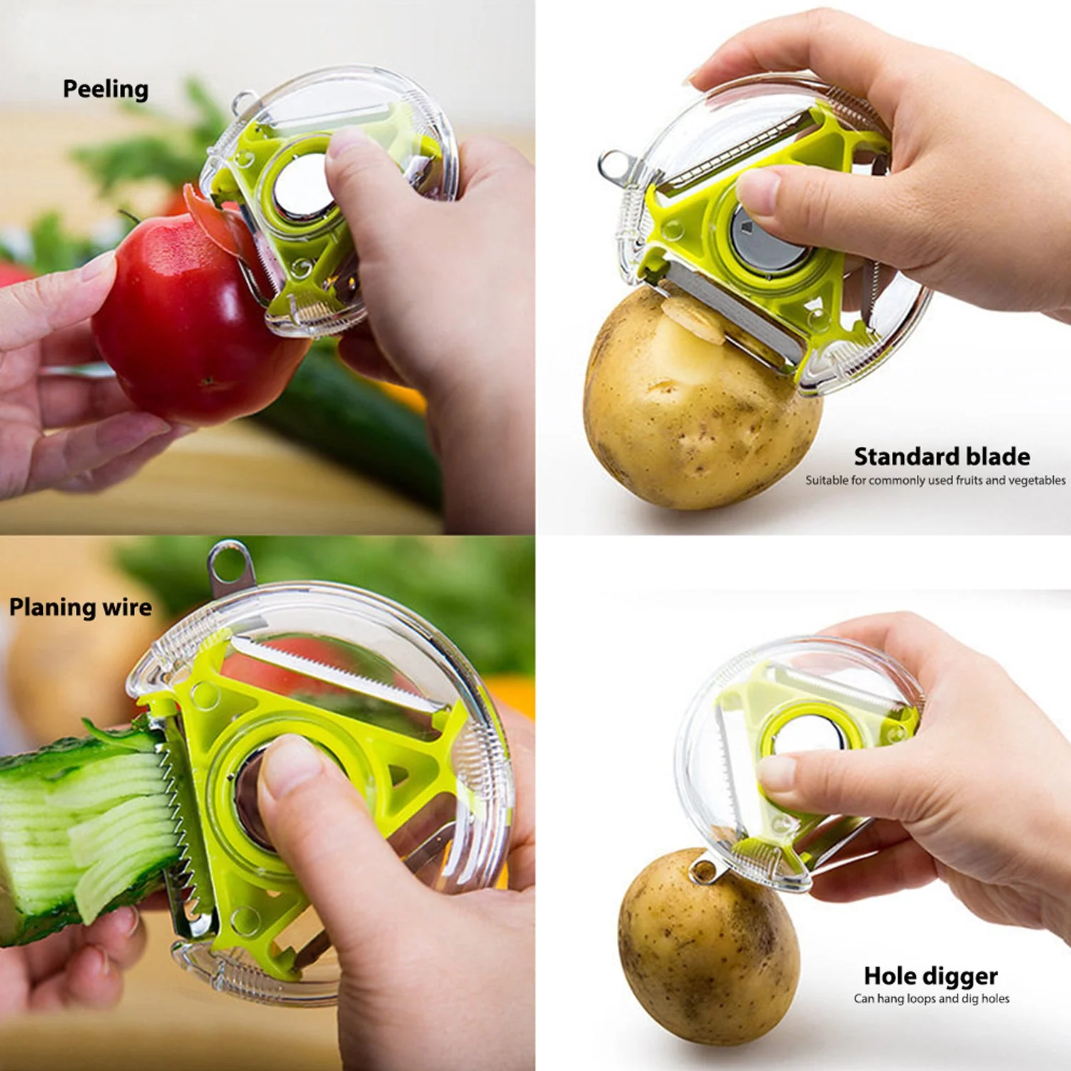 Round Planer Peeler and Cutter Vegetable Slicer Kitchen Tool. - Image 6