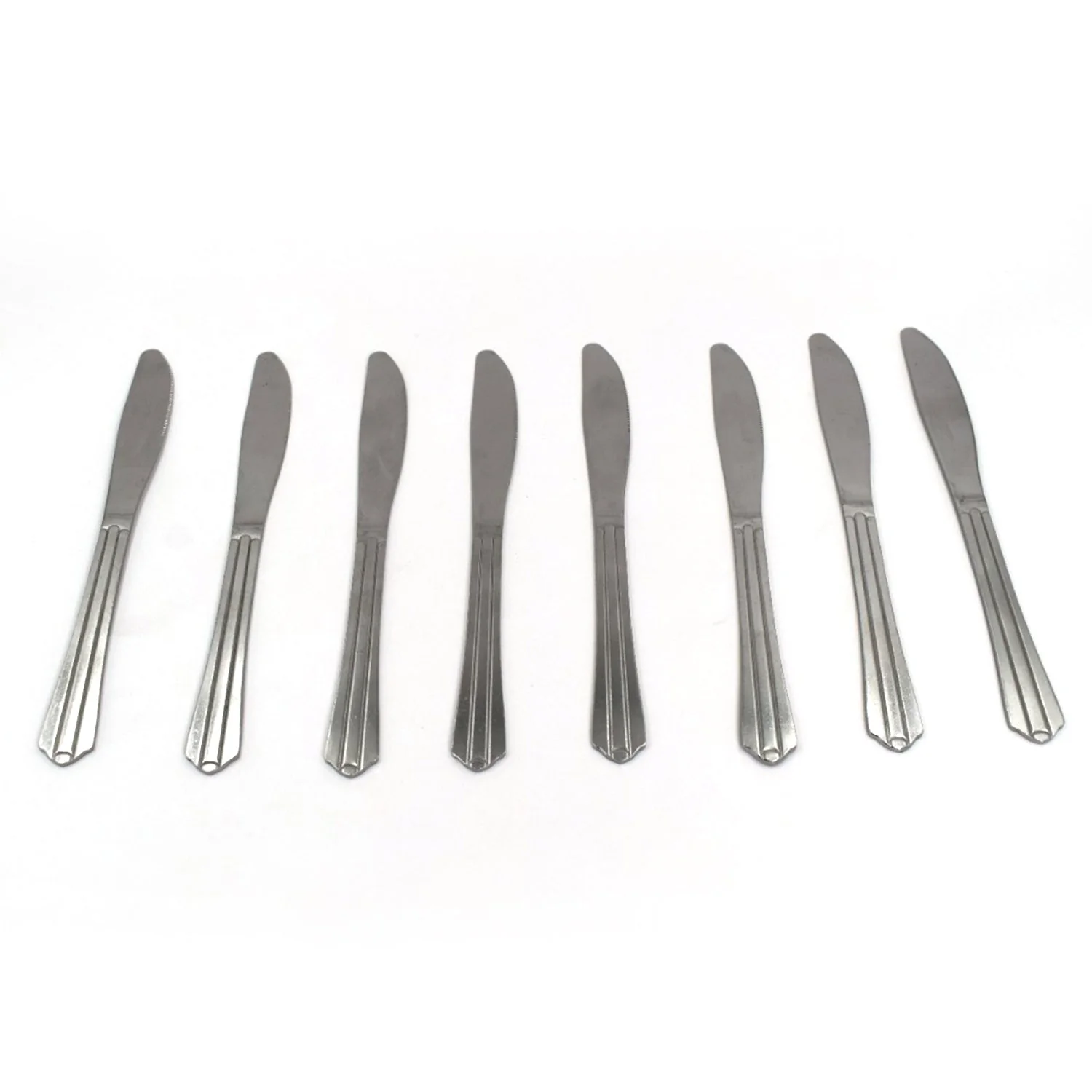 8 Pieces Dinner Knife Cutlery Set Used for Salad sandwich and Portable - Image 3